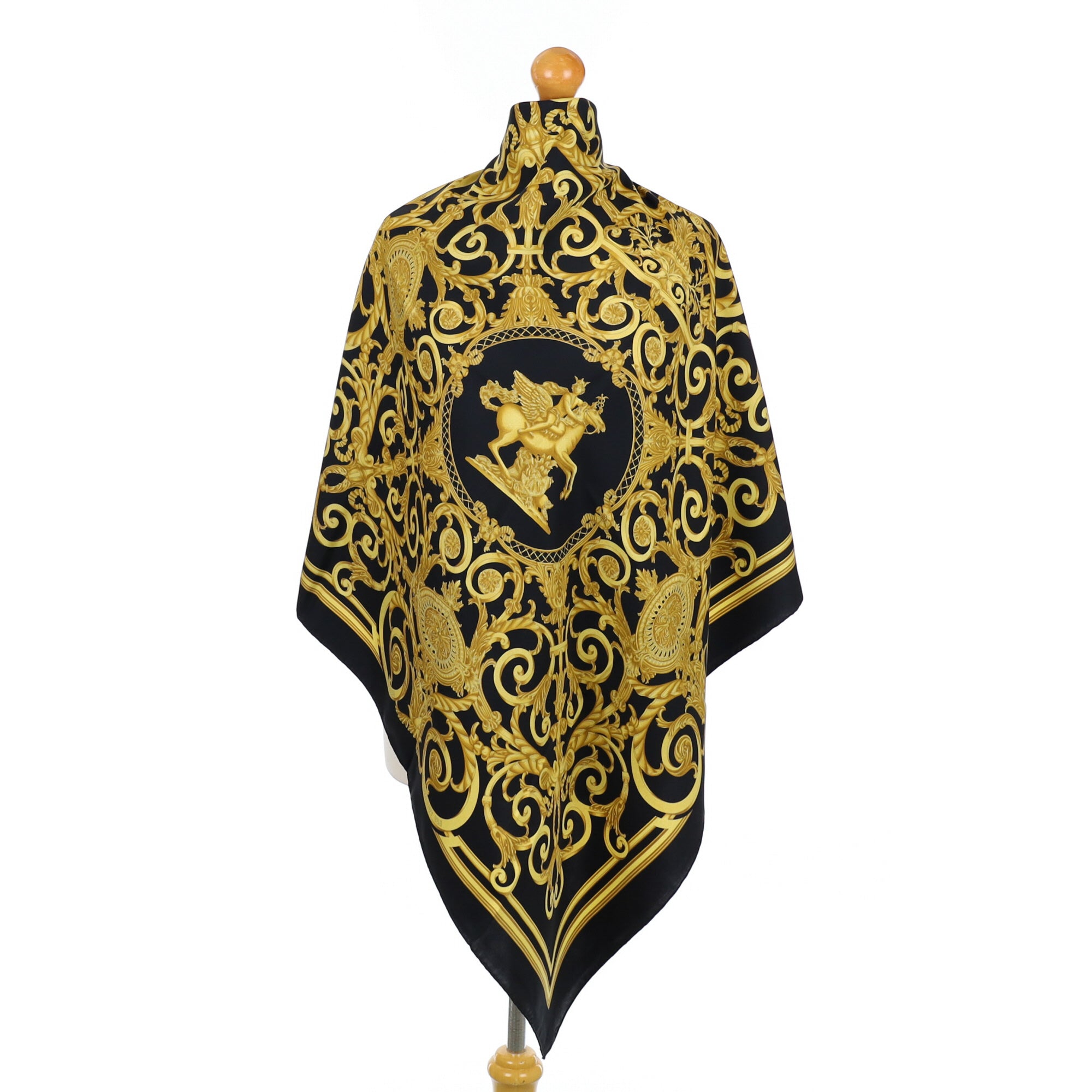 Hermès Les Tuileries Designer Silk Scarf