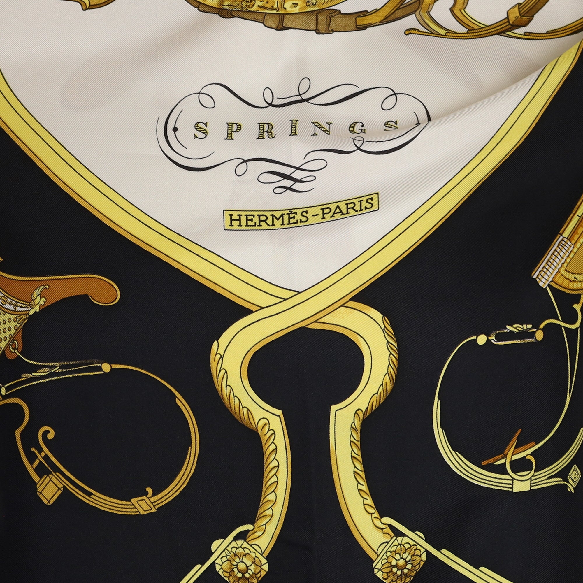 Hermès Springs Silk Scarf