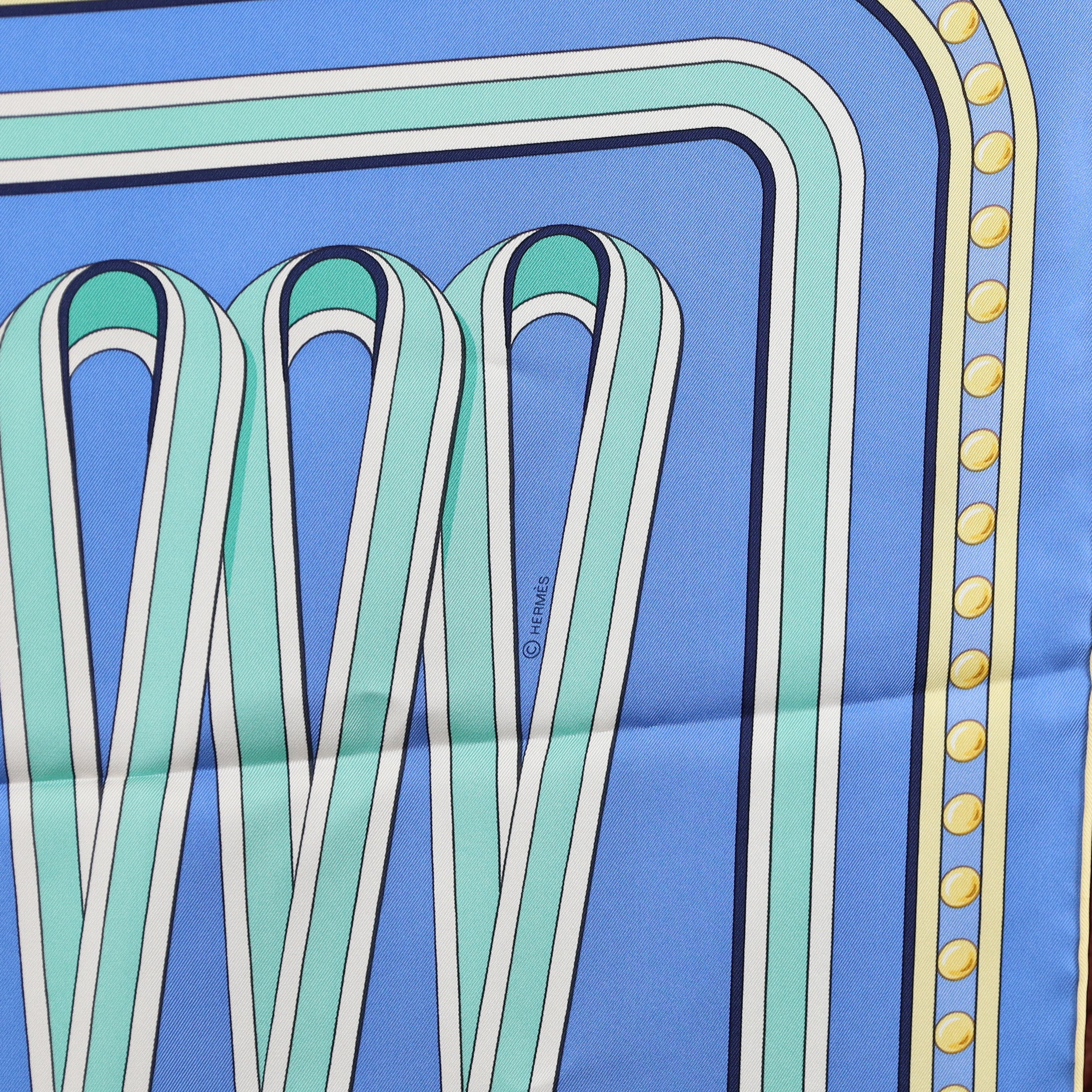 Brand New Boxed Hermès Grand Tralala Silk Scarf