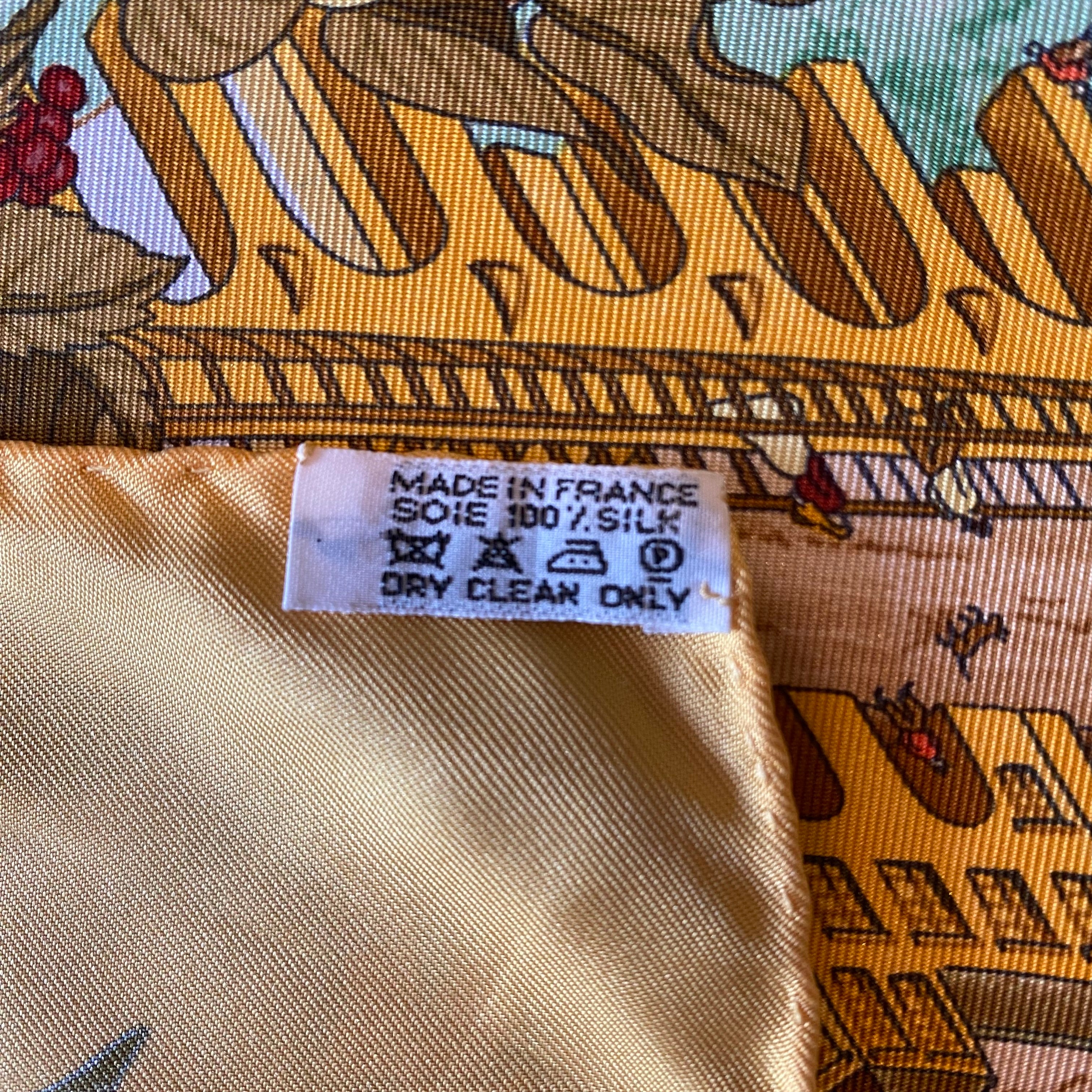 Hermès Au Pays de Cocagne Silk Scarf