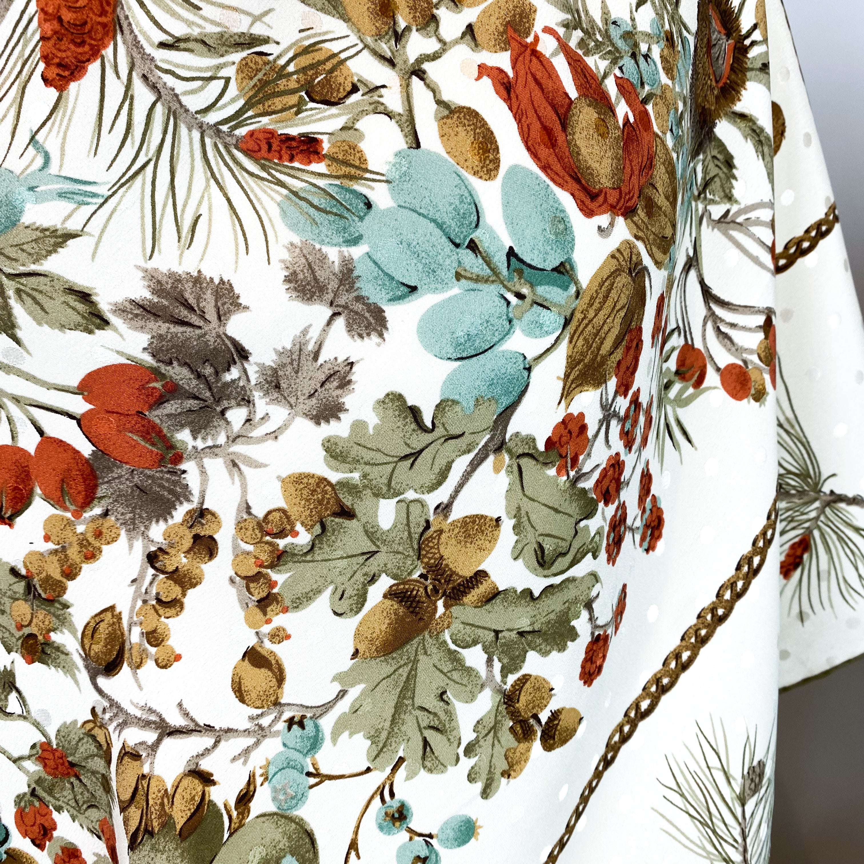 Autumnal Ostinelli Vintage Silk Scarf