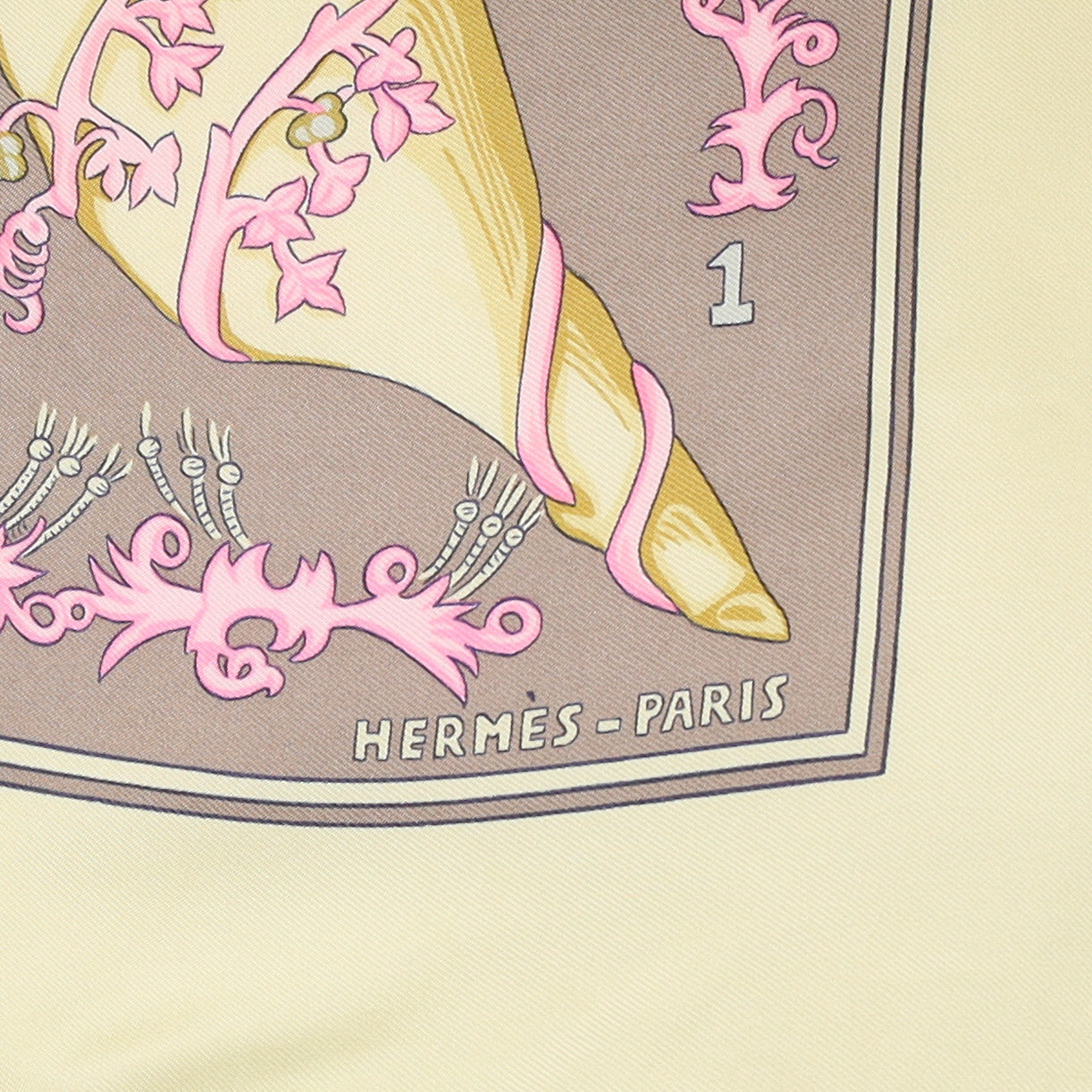 Hermès Le Tarot Vintage Silk Scarf