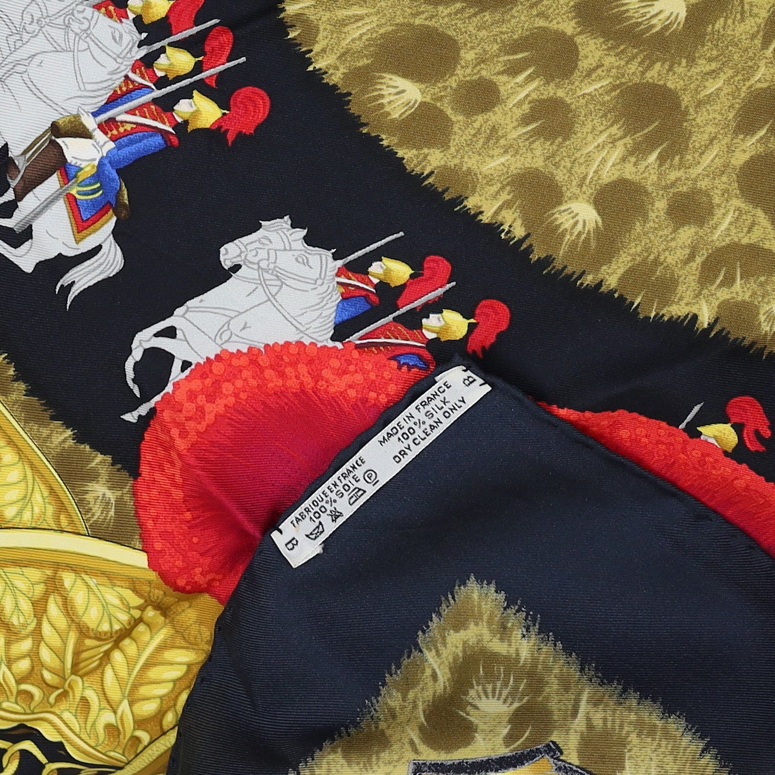 Hermès Casques et Plumets Silk Scarf