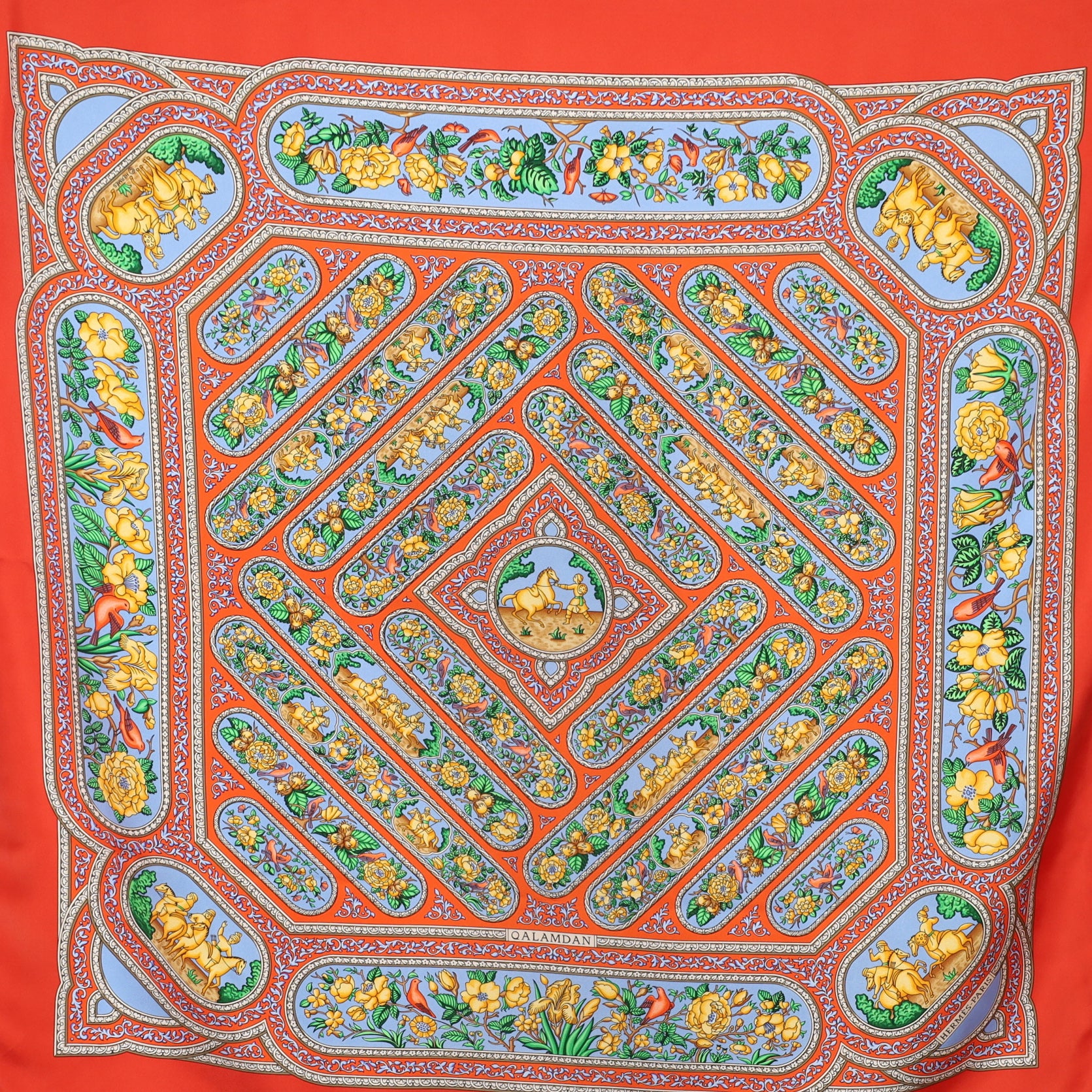 Hermès Qalamdan Silk Scarf