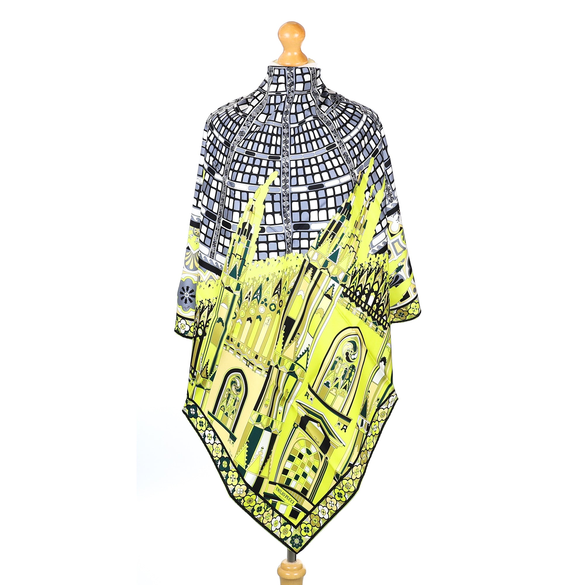 Brand New Boxed Emilio Pucci Milan Silk Scarf