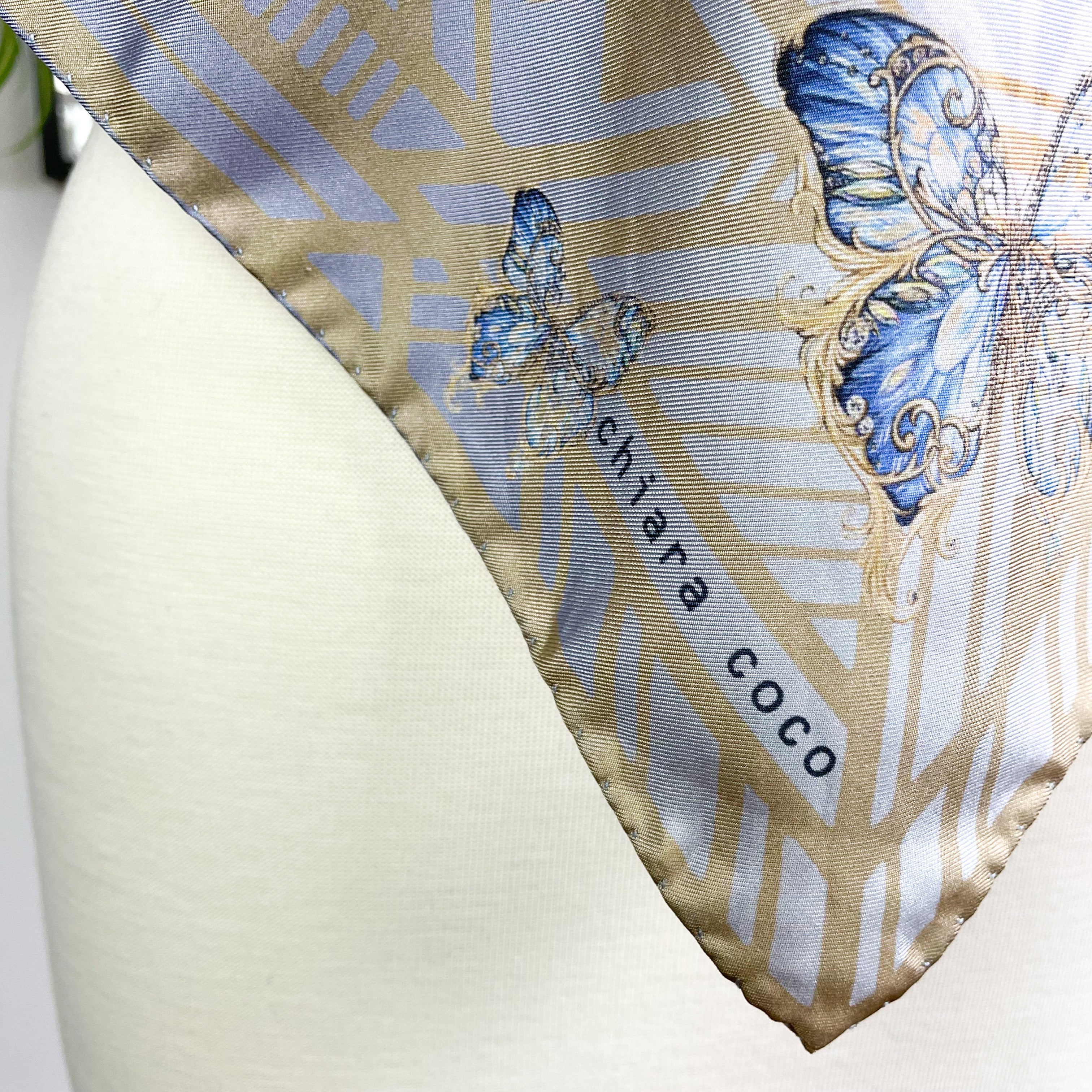 Butterfly Design Modern Silk Scarf