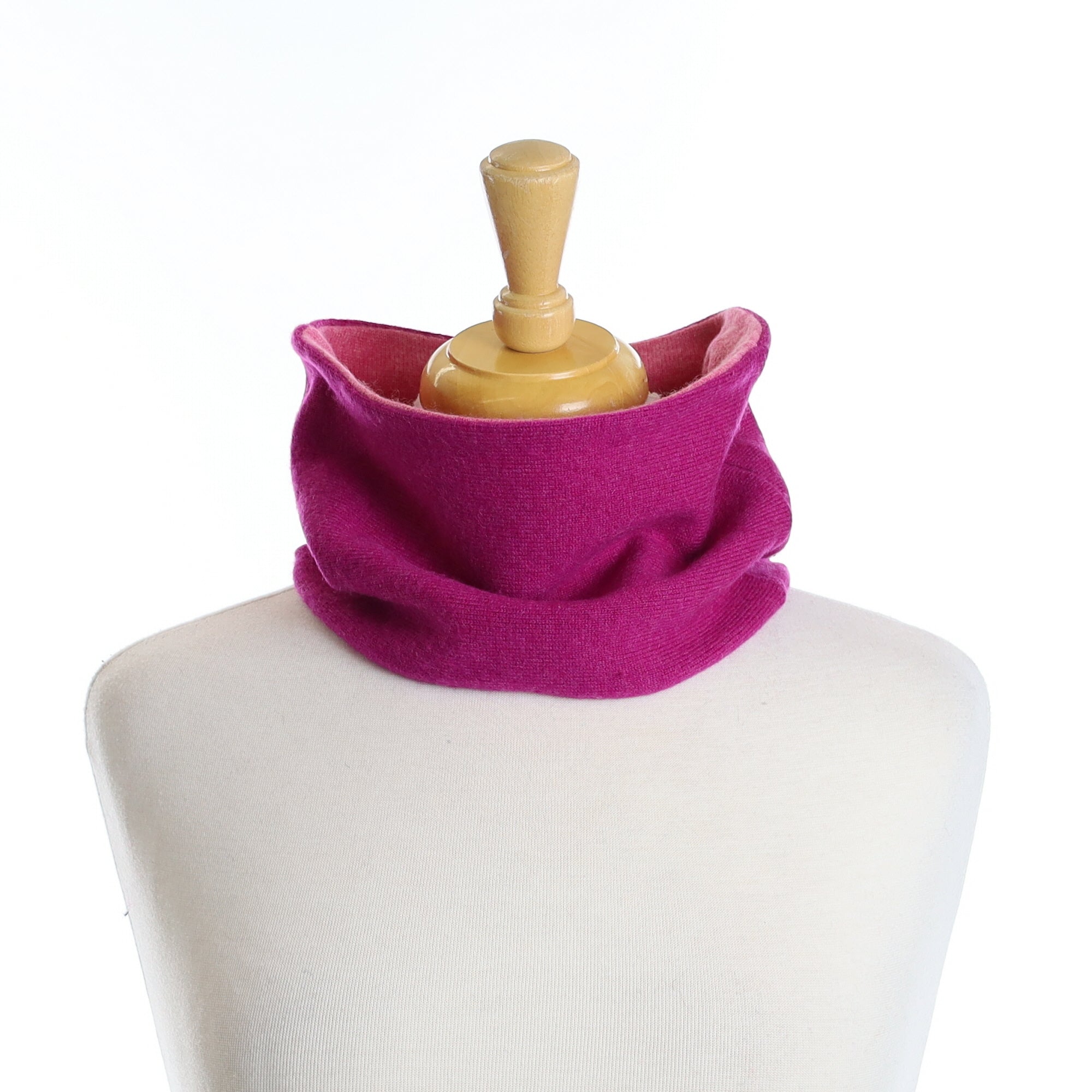 Magenta Purple and Pink Neck Warmer