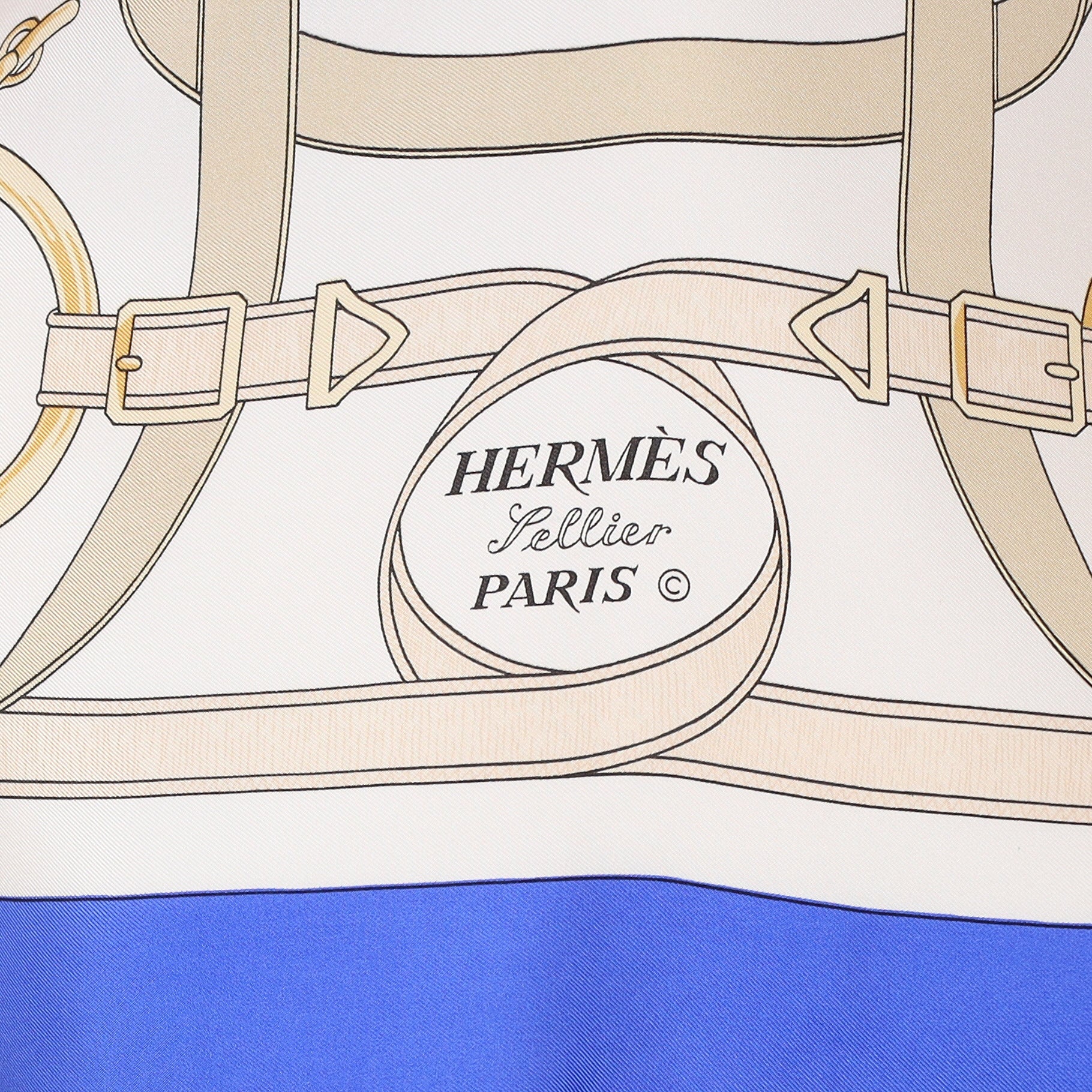 Hermès Eperon d’Or Silk Scarf