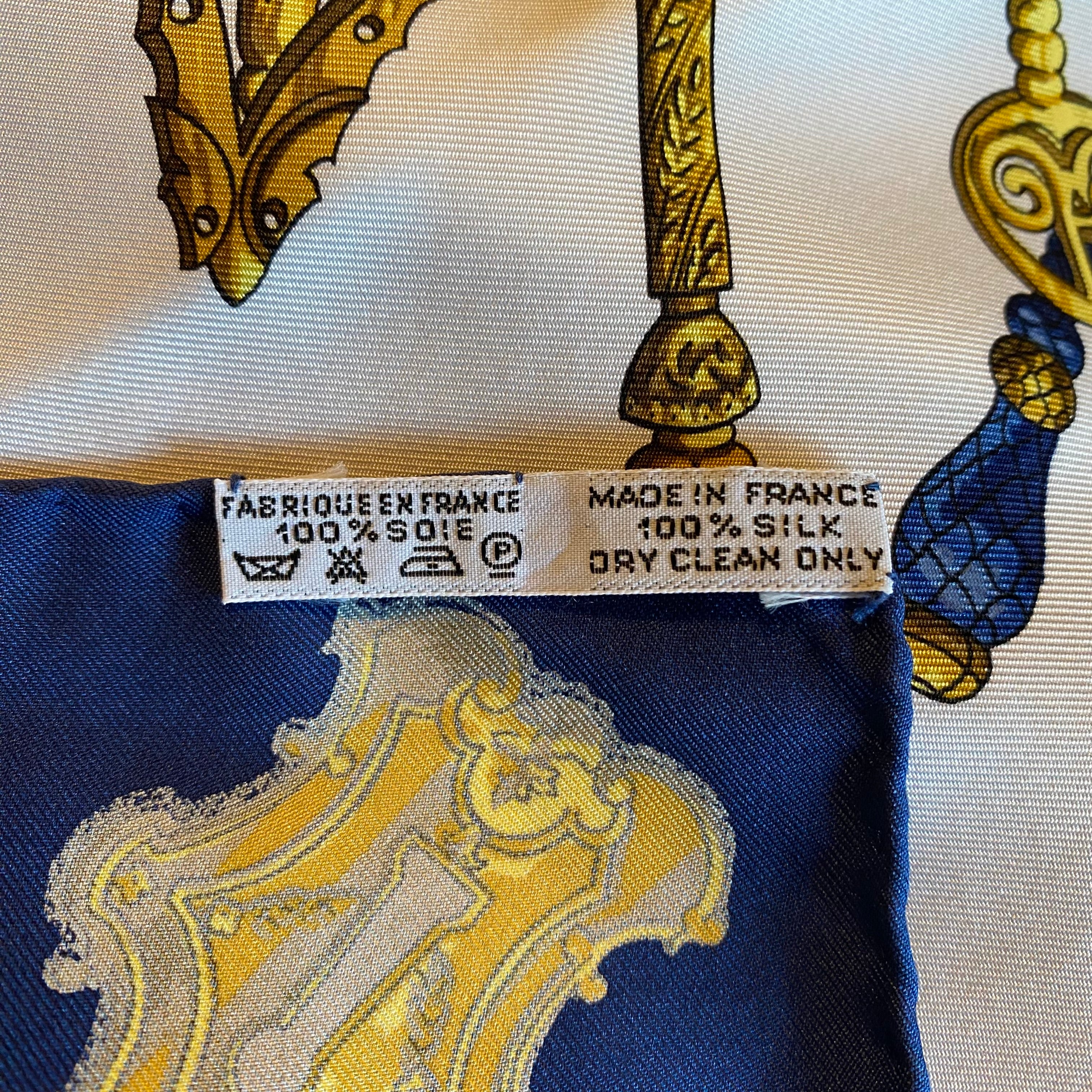 Hermès Les Clefs Silk Scarf