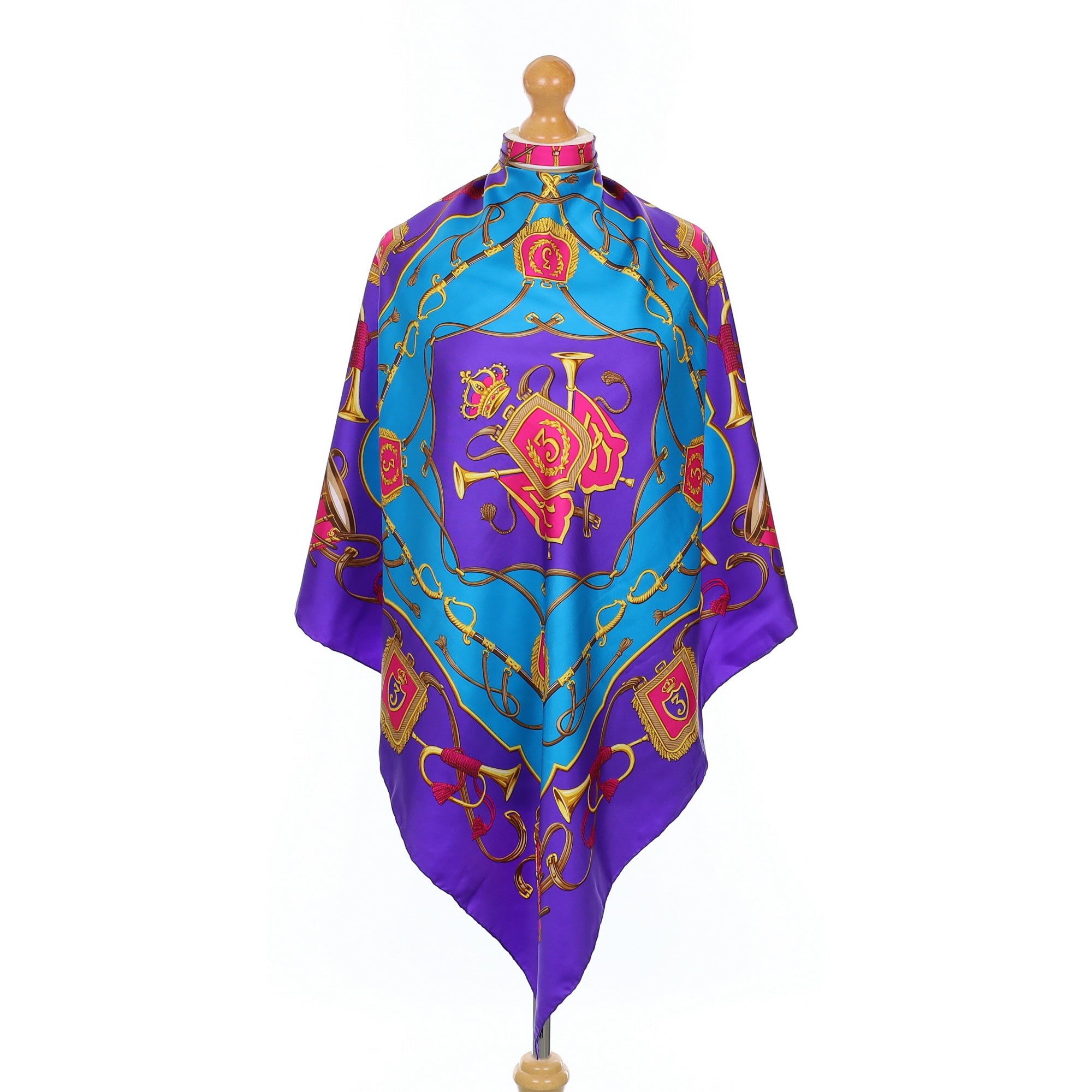 Regal Design Silk Scarf