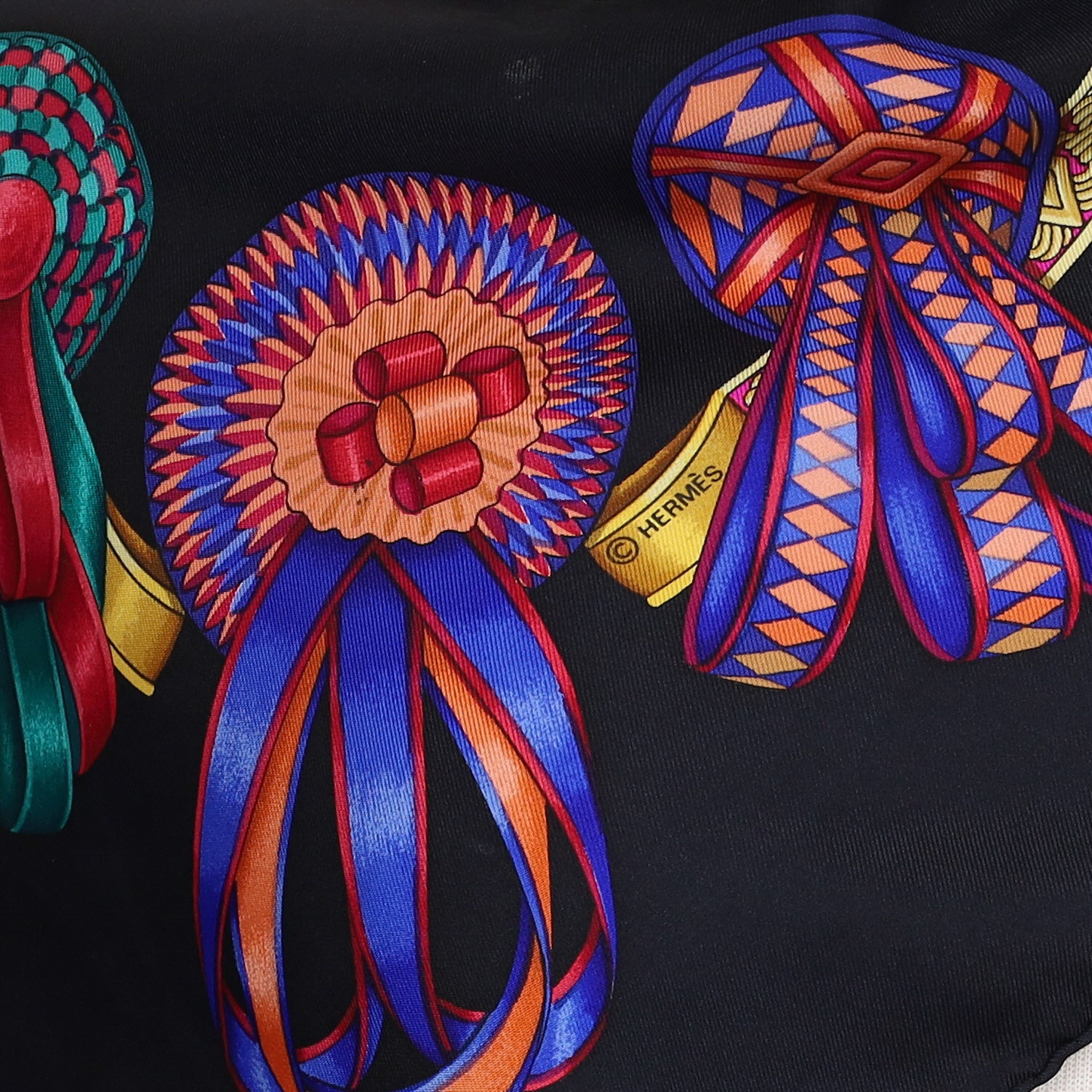 Hermès Les Rubans du Cheval Silk Scarf