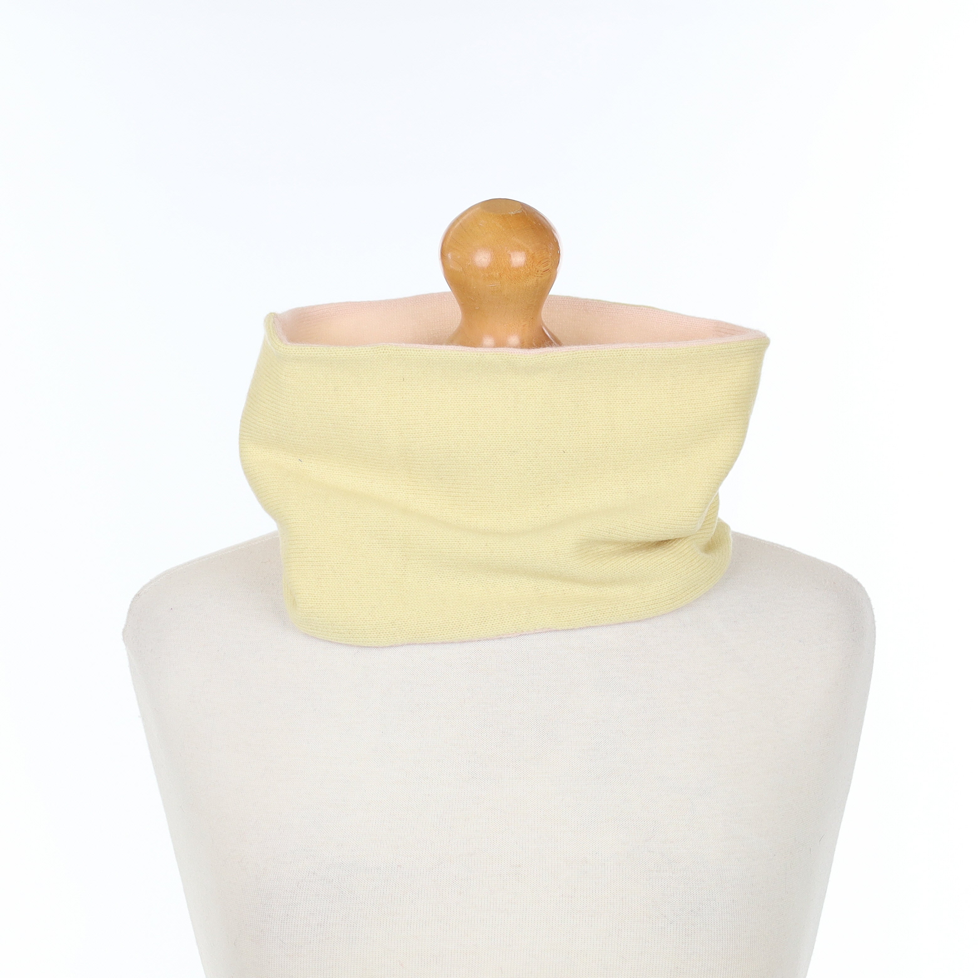 Primrose Yellow and Pink Neck Warmer