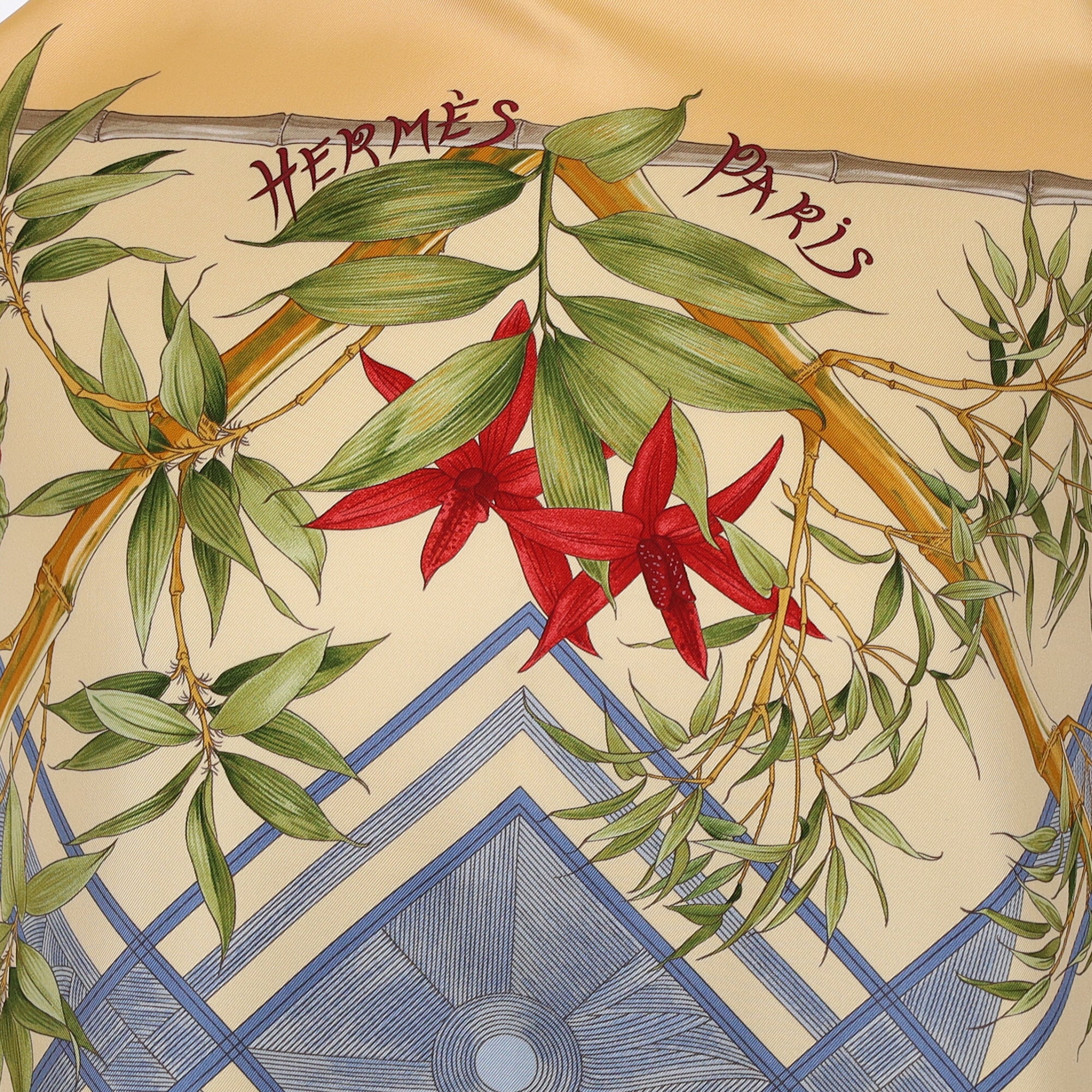 Pristine Hermès Sérénite Silk Scarf Quite Rare