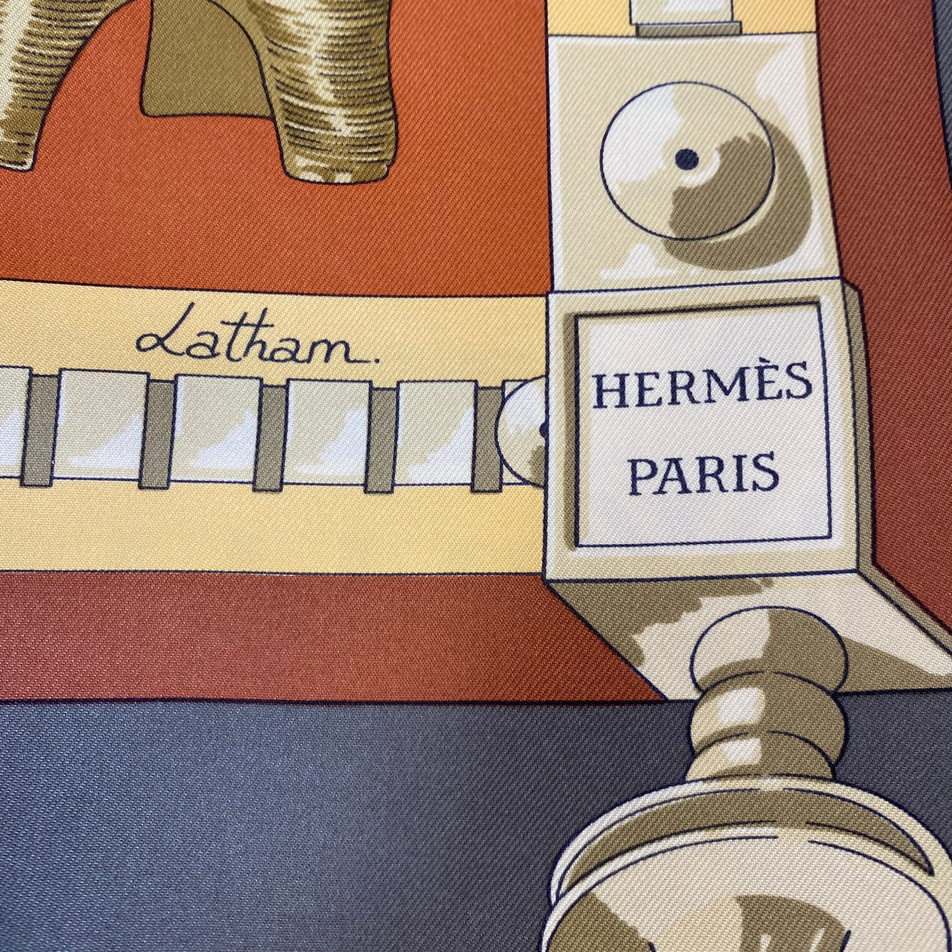 Hermès Cuillers D’ Afrique Silk Scarf Quite Rare