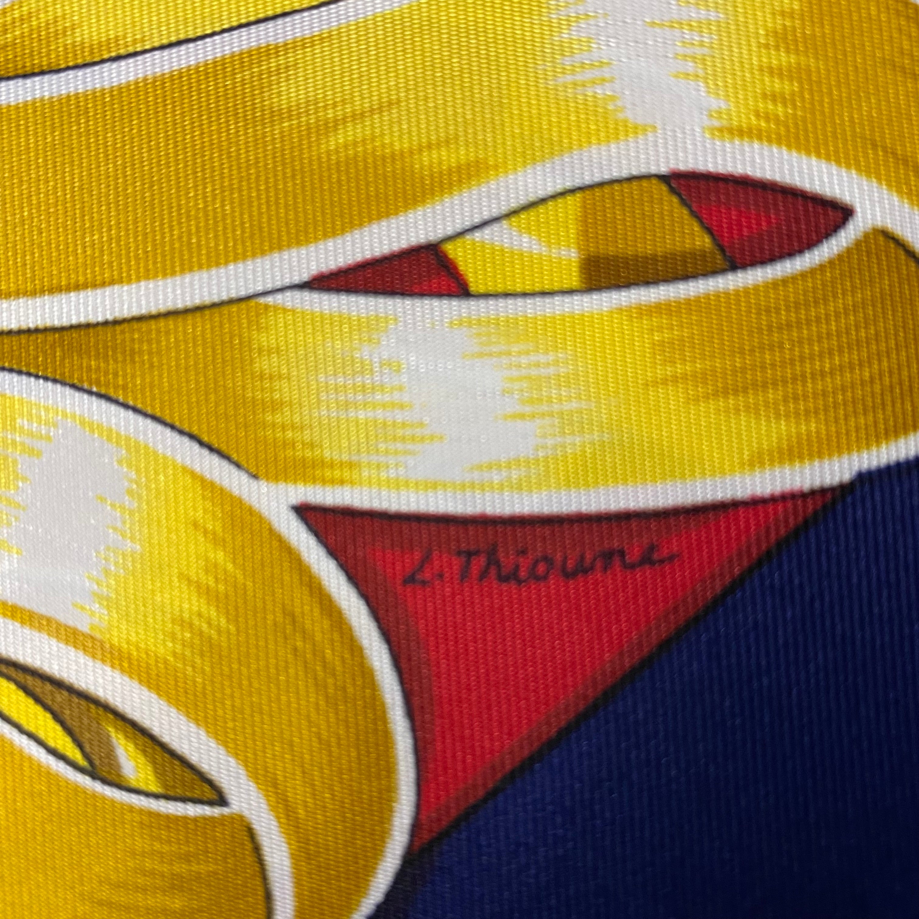 Pristine Boxed Hermès Chevaux de Trait Silk Scarf