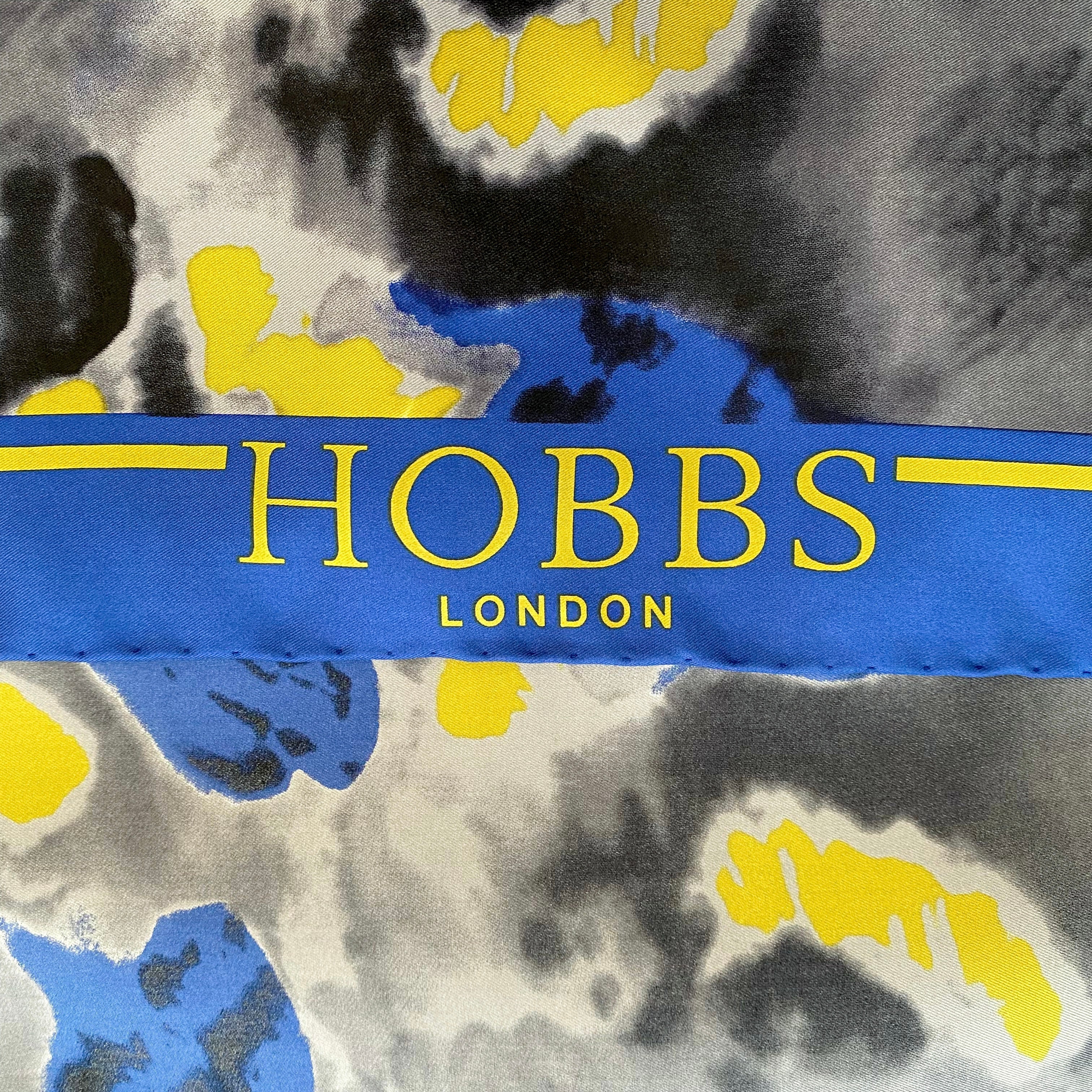 Immaculate Hobbs Abstract Silk Scarf