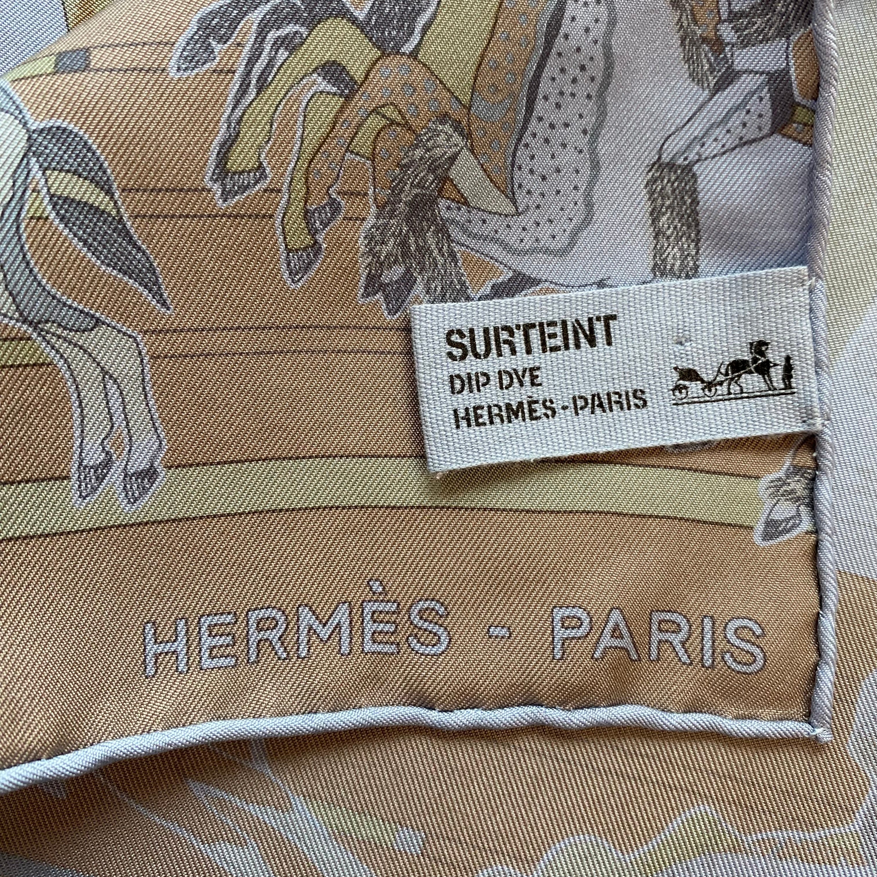 Brand New Boxed Hermès Carré En Carrés Silk Scarf
