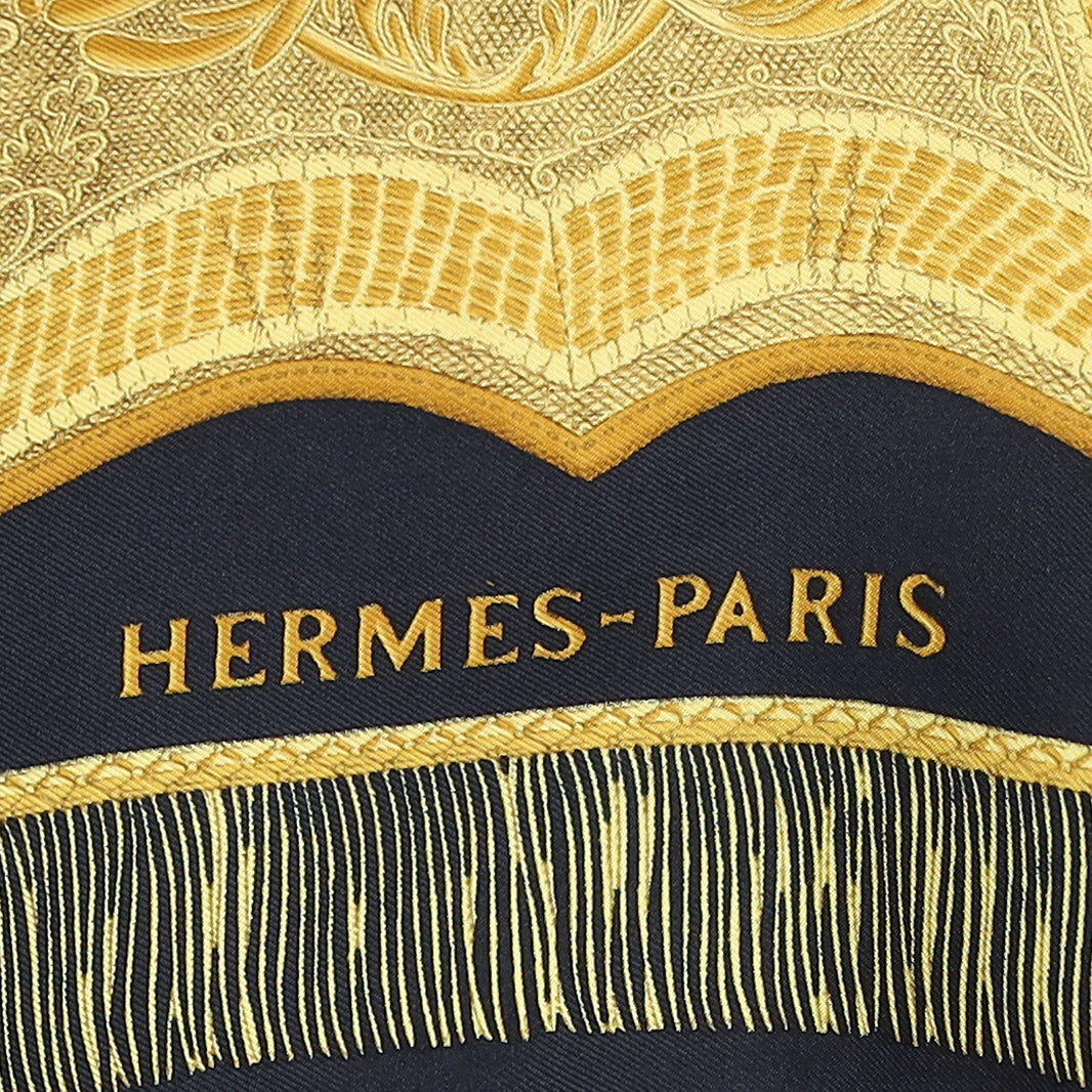 Hermès Poste Et Cavalerie Silk Scarf