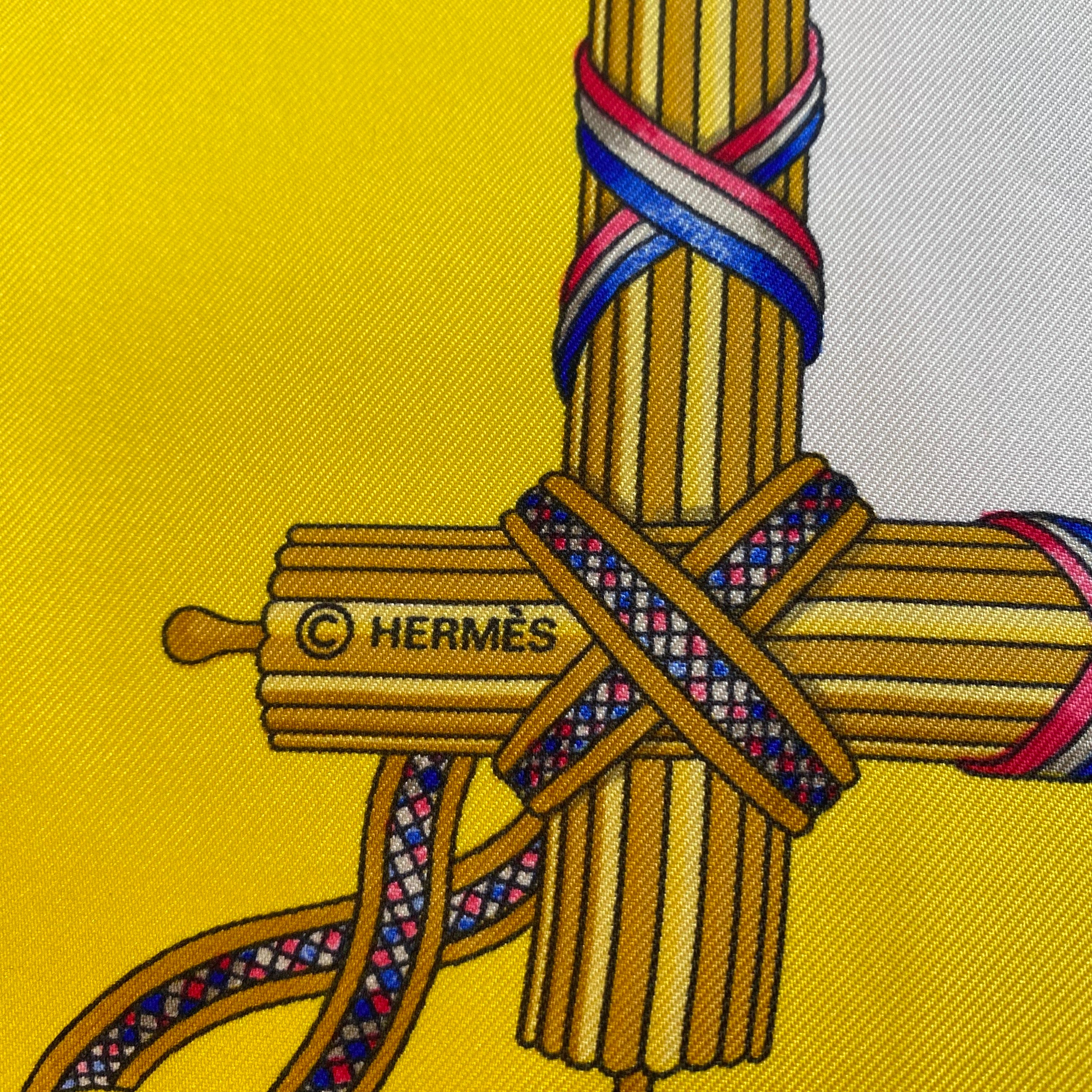 Hermès République Française Liberté Égalite 1789 Silk Scarf