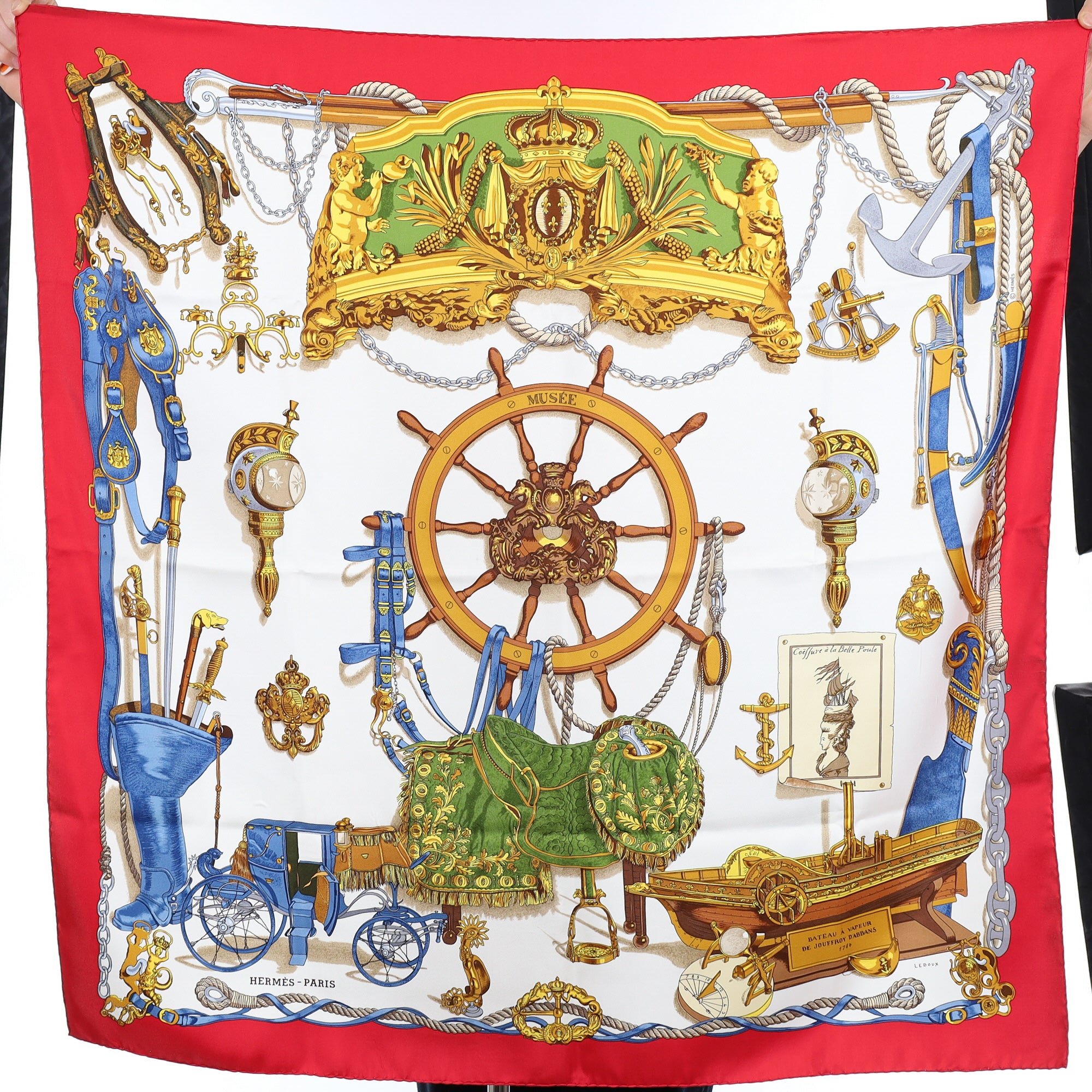 Hermès Musée Silk Scarf Quite Rare