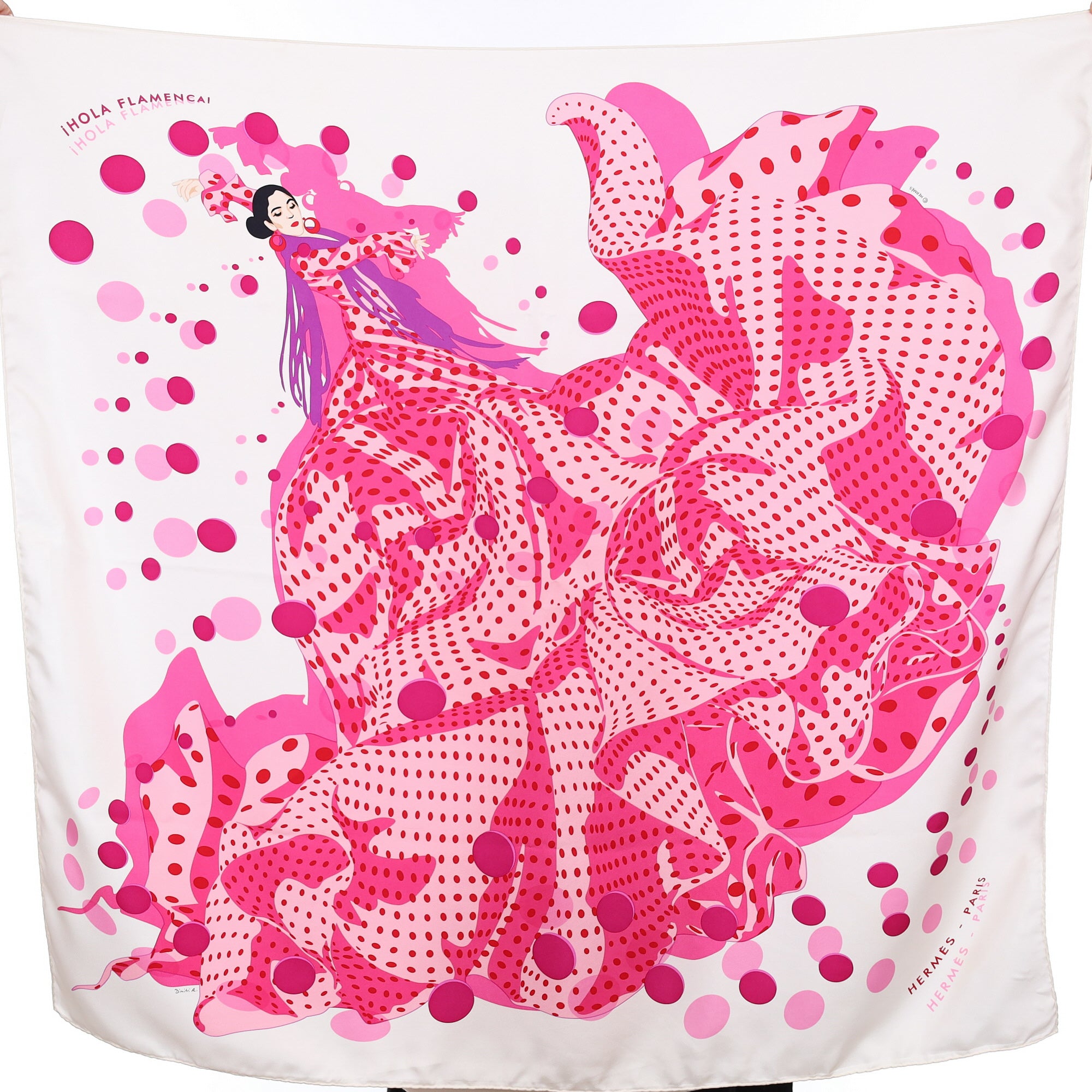 Hermès Hola ! Flamenca Silk Scarf Quite Rare