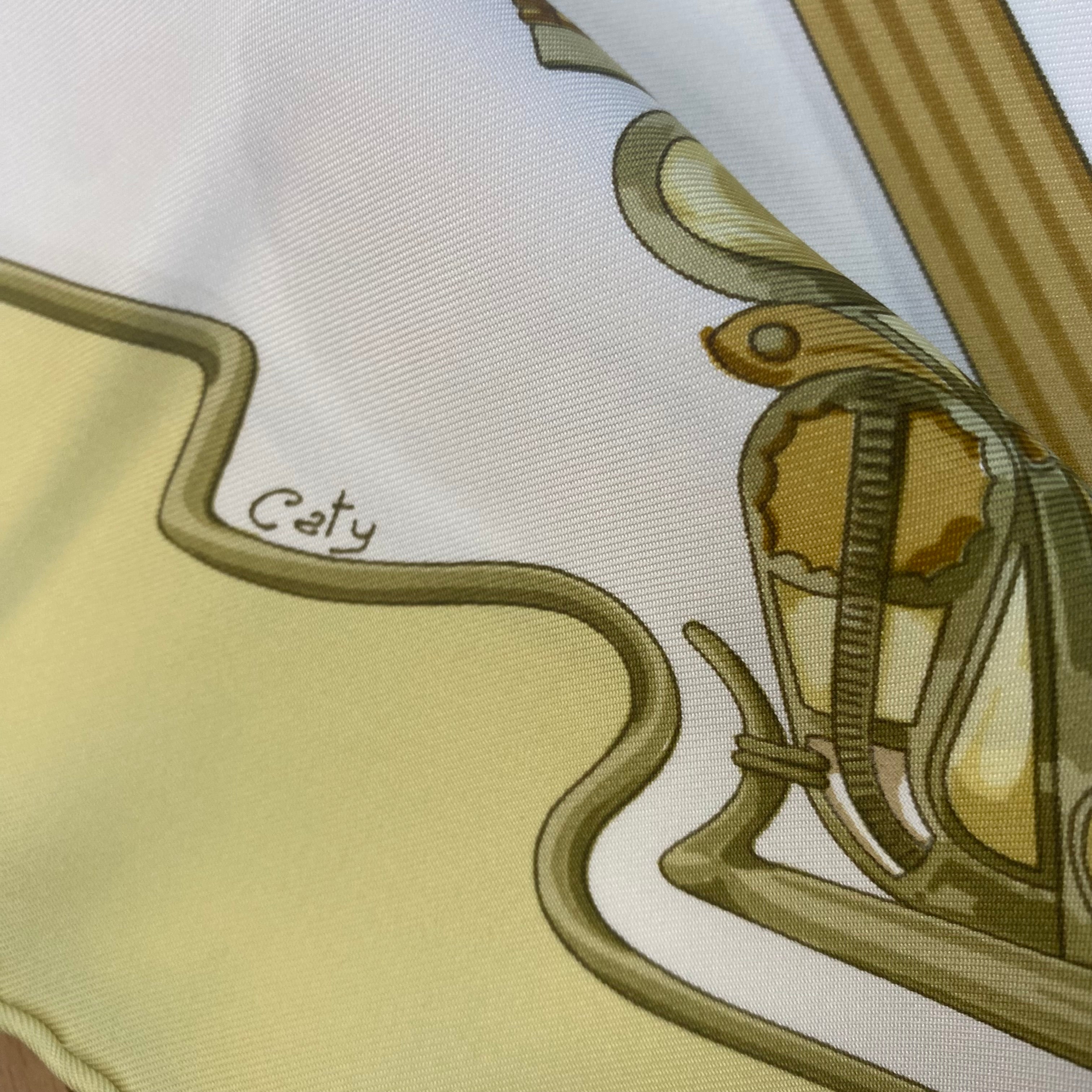 Immaculate Hermès Egypte Silk Scarf