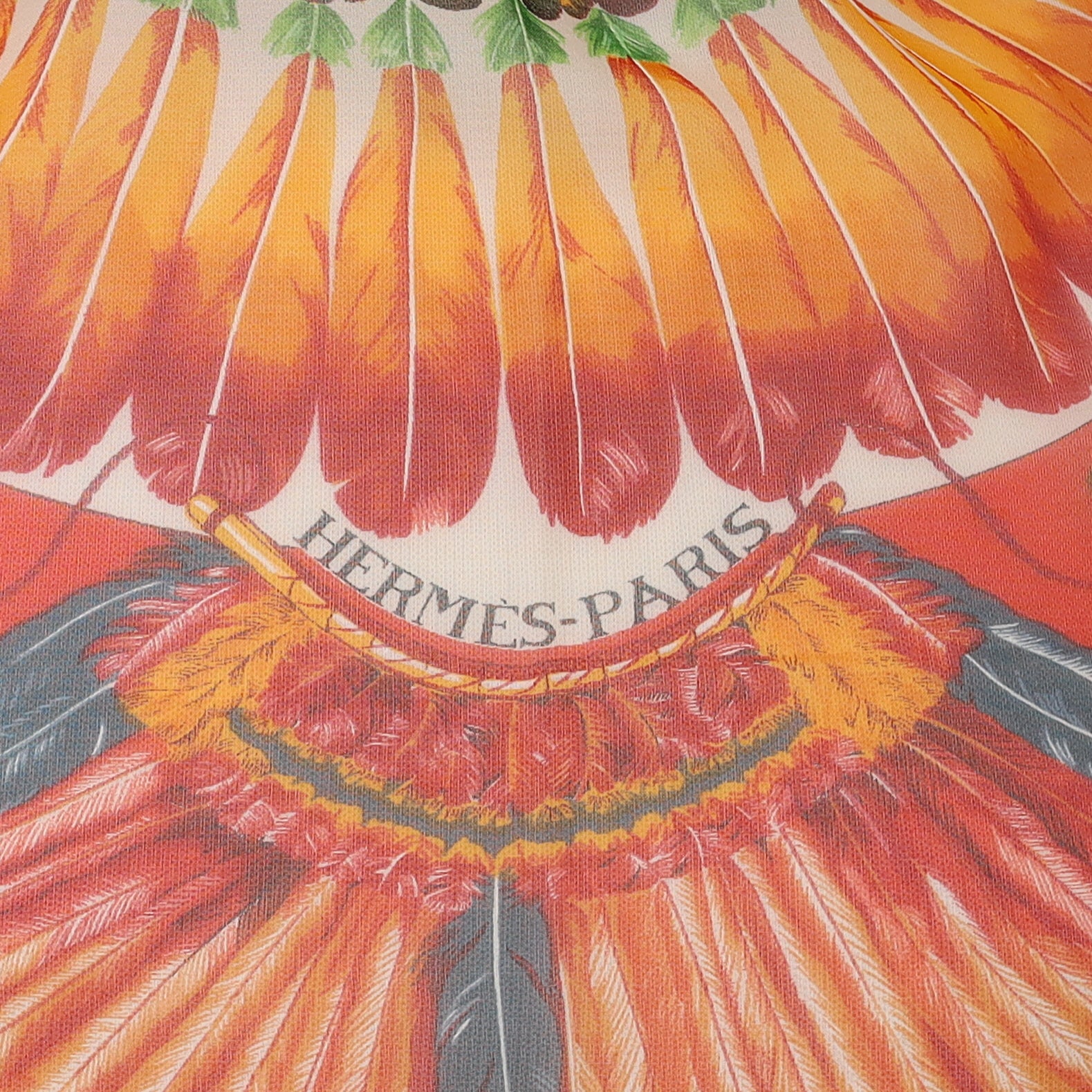 Brand New Hermès Brazil Mousseline Silk Scarf