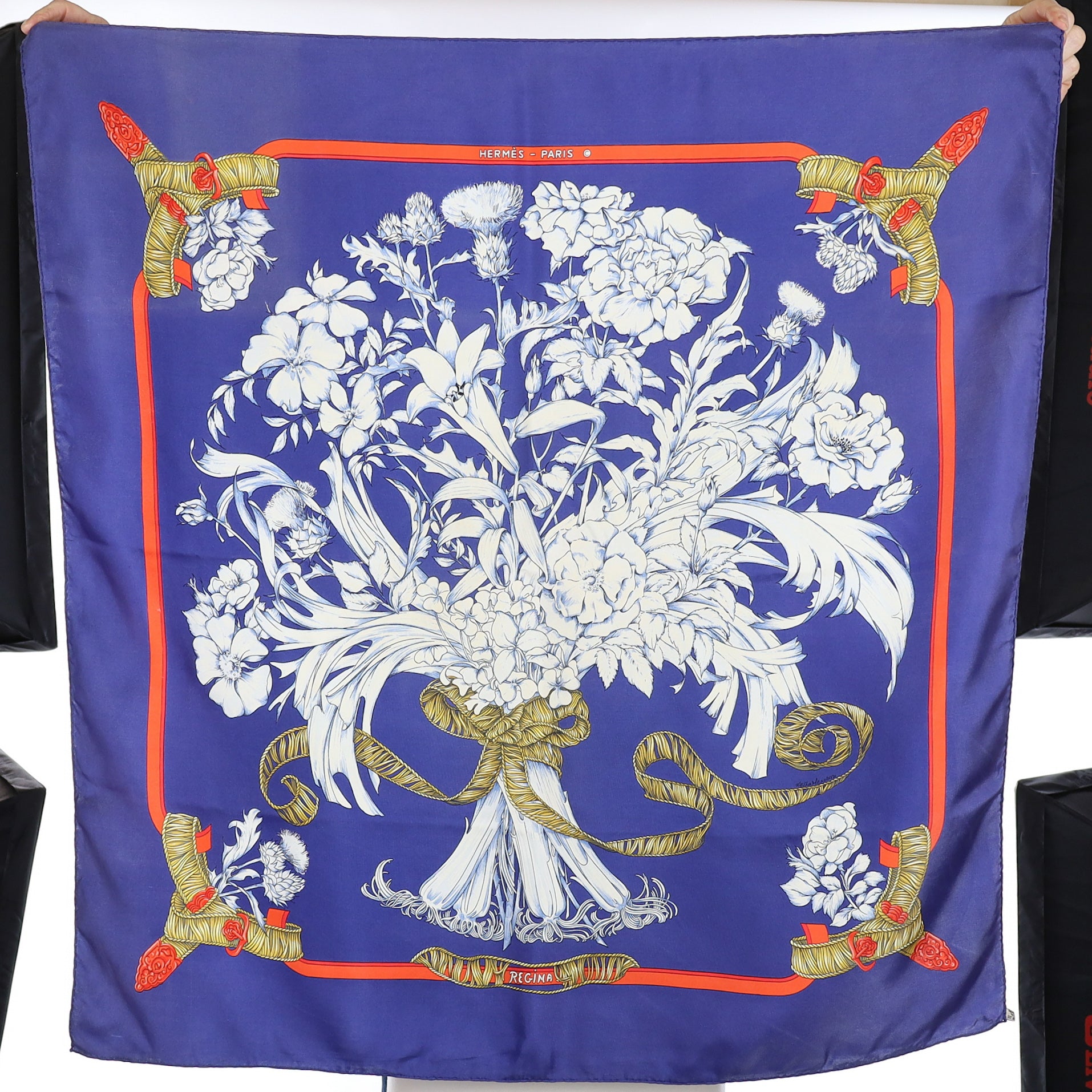 Hermès Regina Silk Scarf