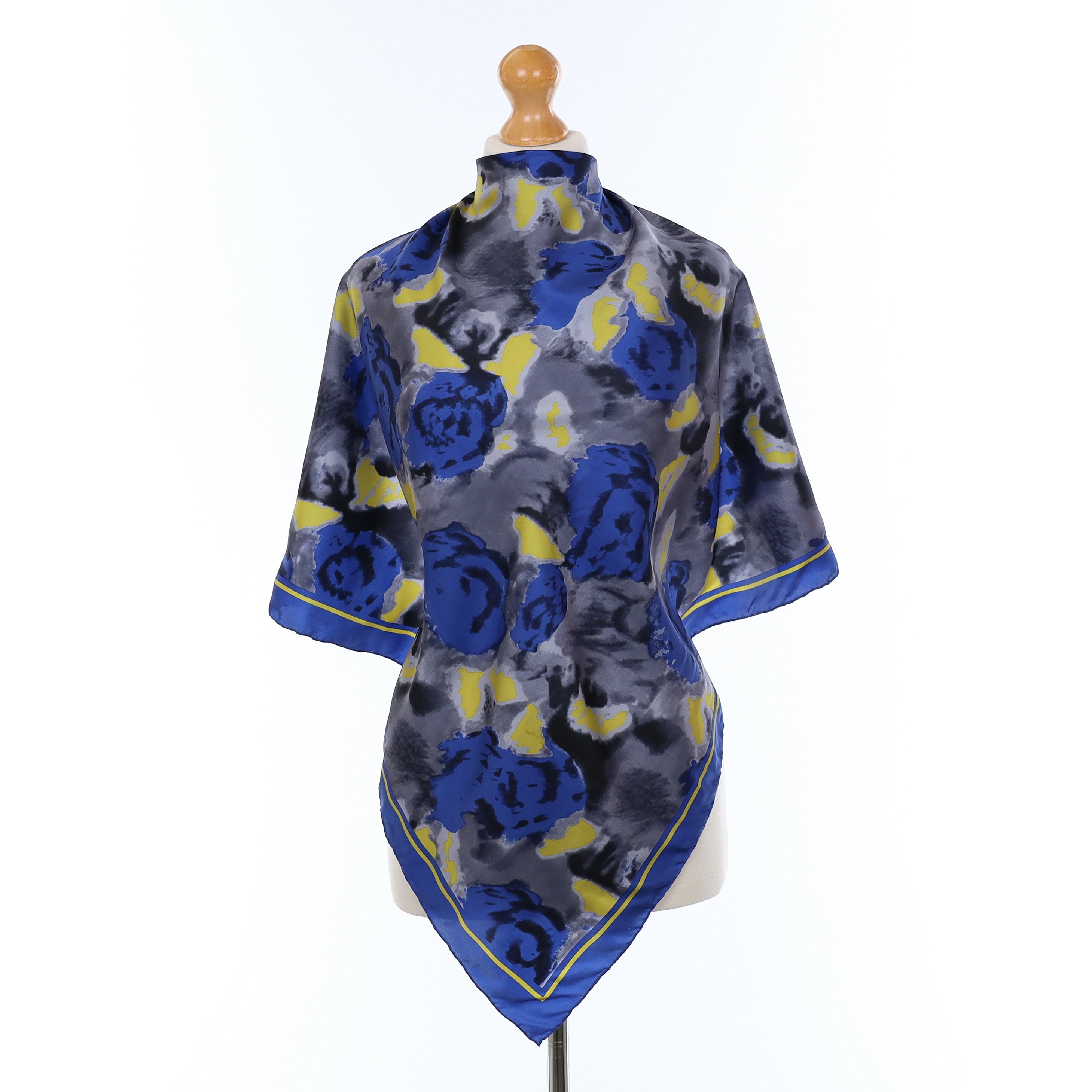 Hobbs Royal Blue Silk Scarf