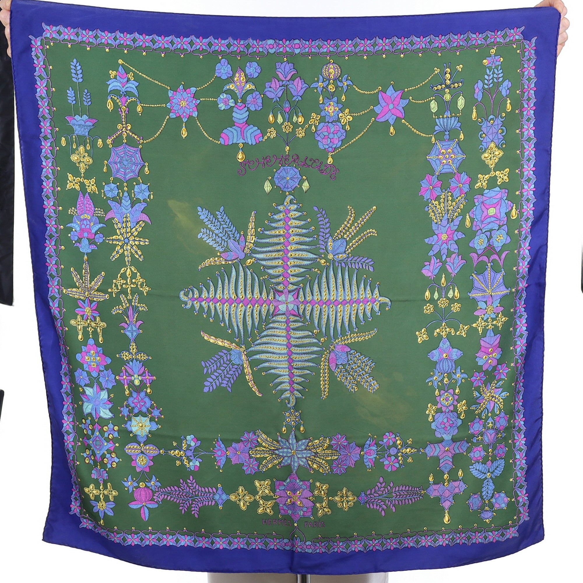 Hermès Schéhérazade Silk Scarf