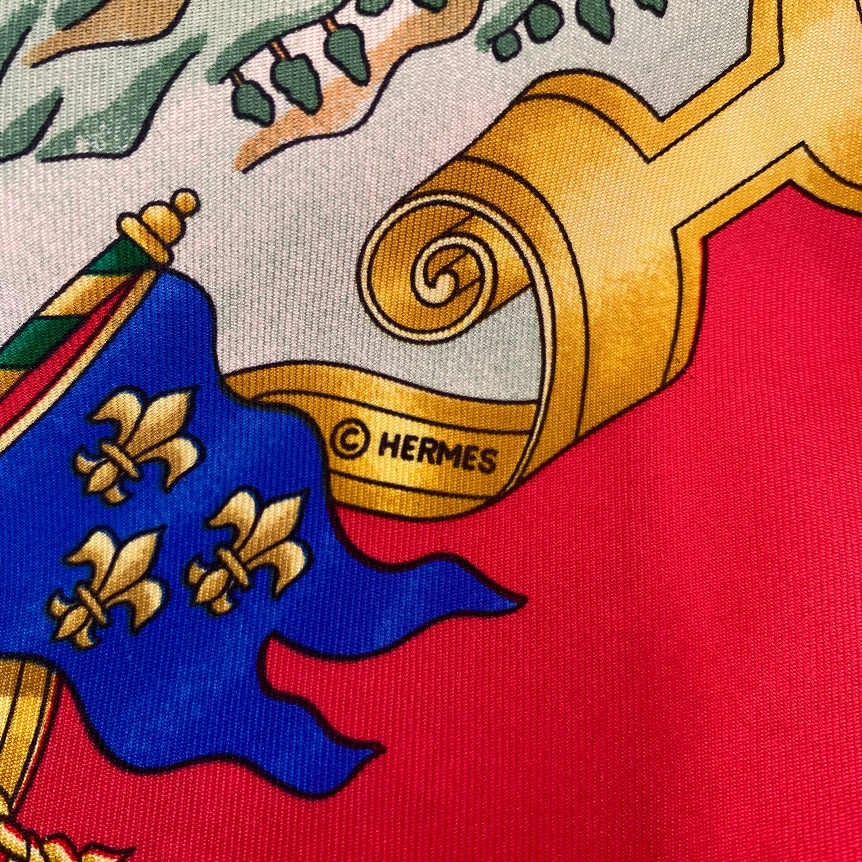Hermès Voles De Lumiere Silk Scarf