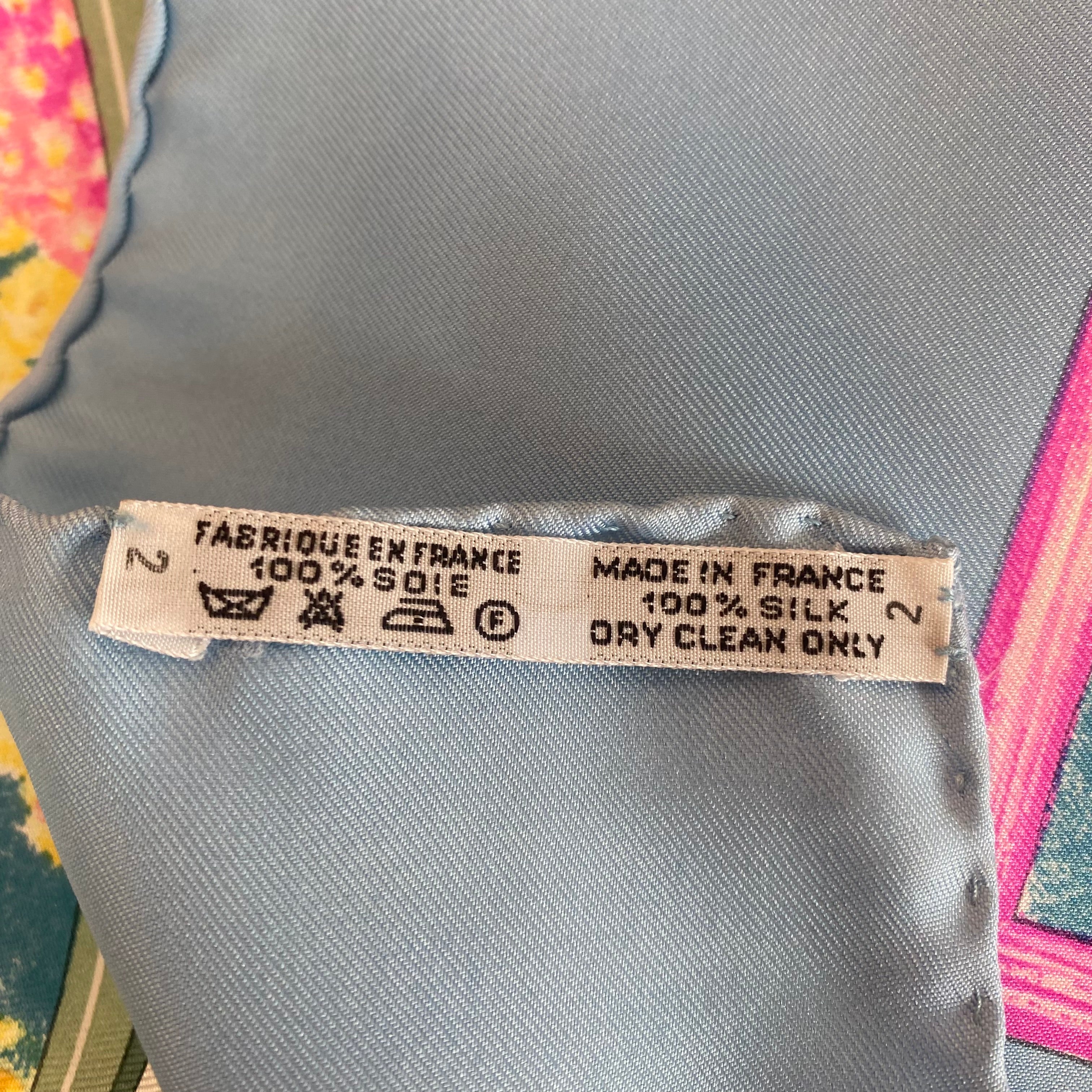 Hermès Giverny Silk Scarf Quite Rare