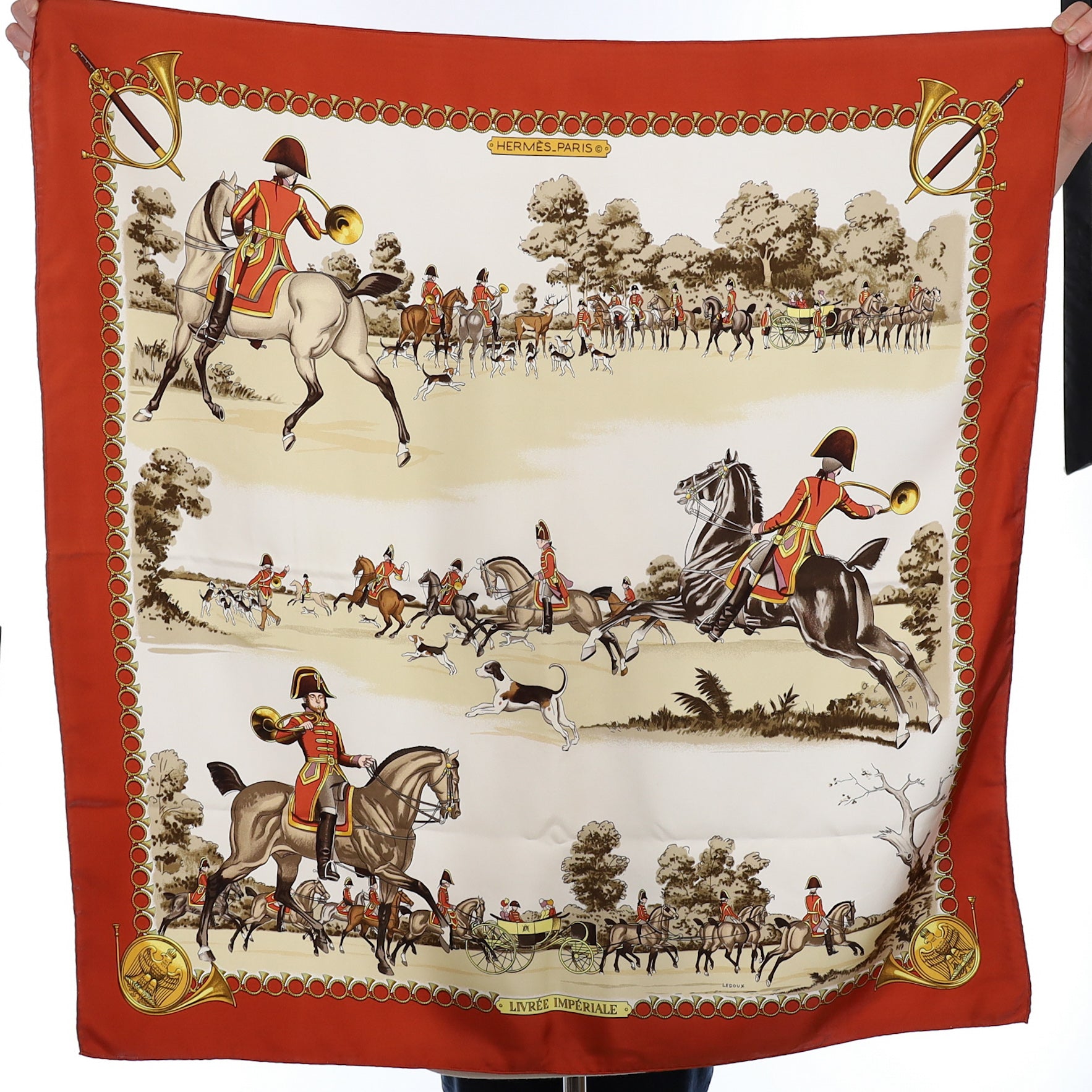 Hermès Livrée Impériale Silk Scarf Rare