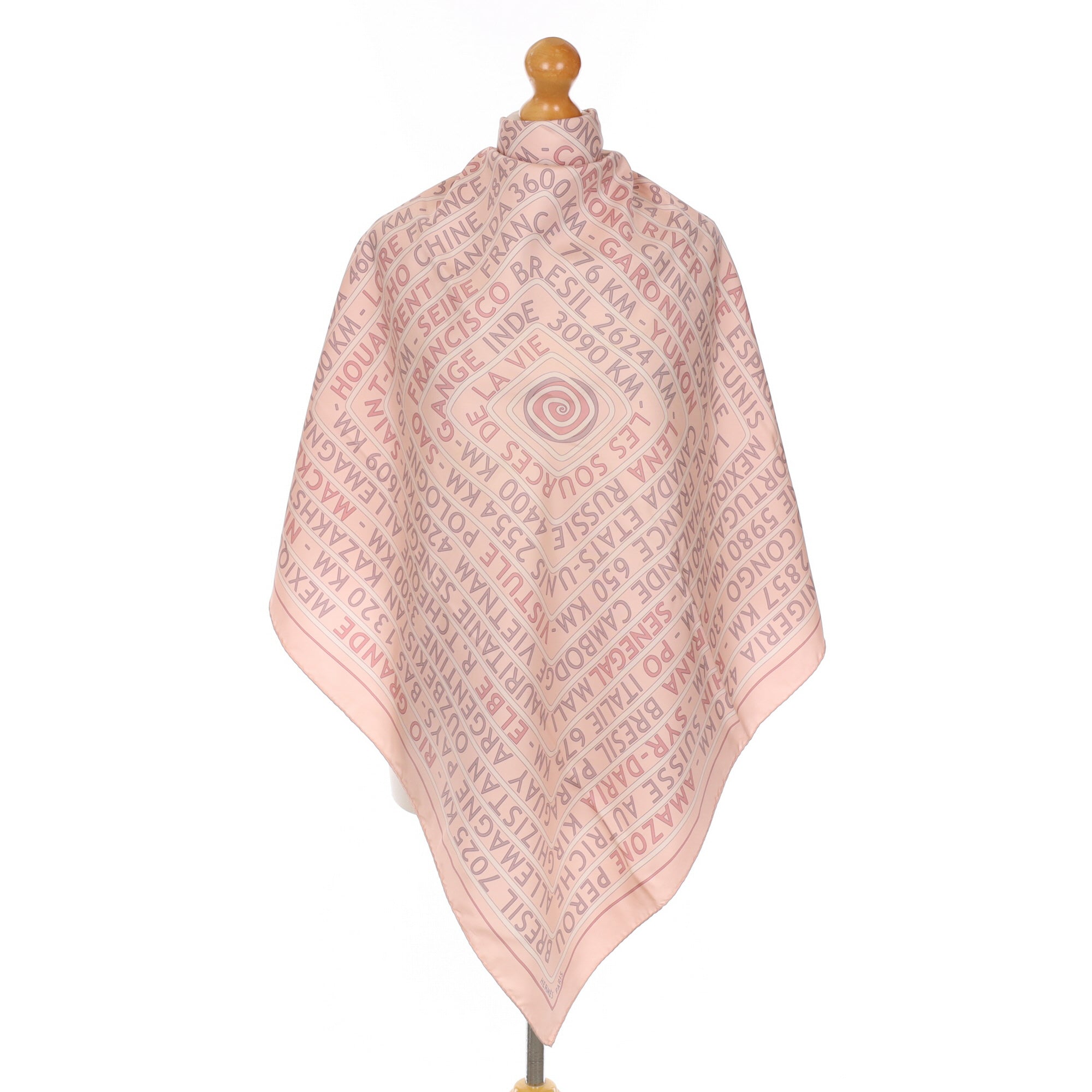Hermès Les Sources De La Vie Silk Scarf Rare
