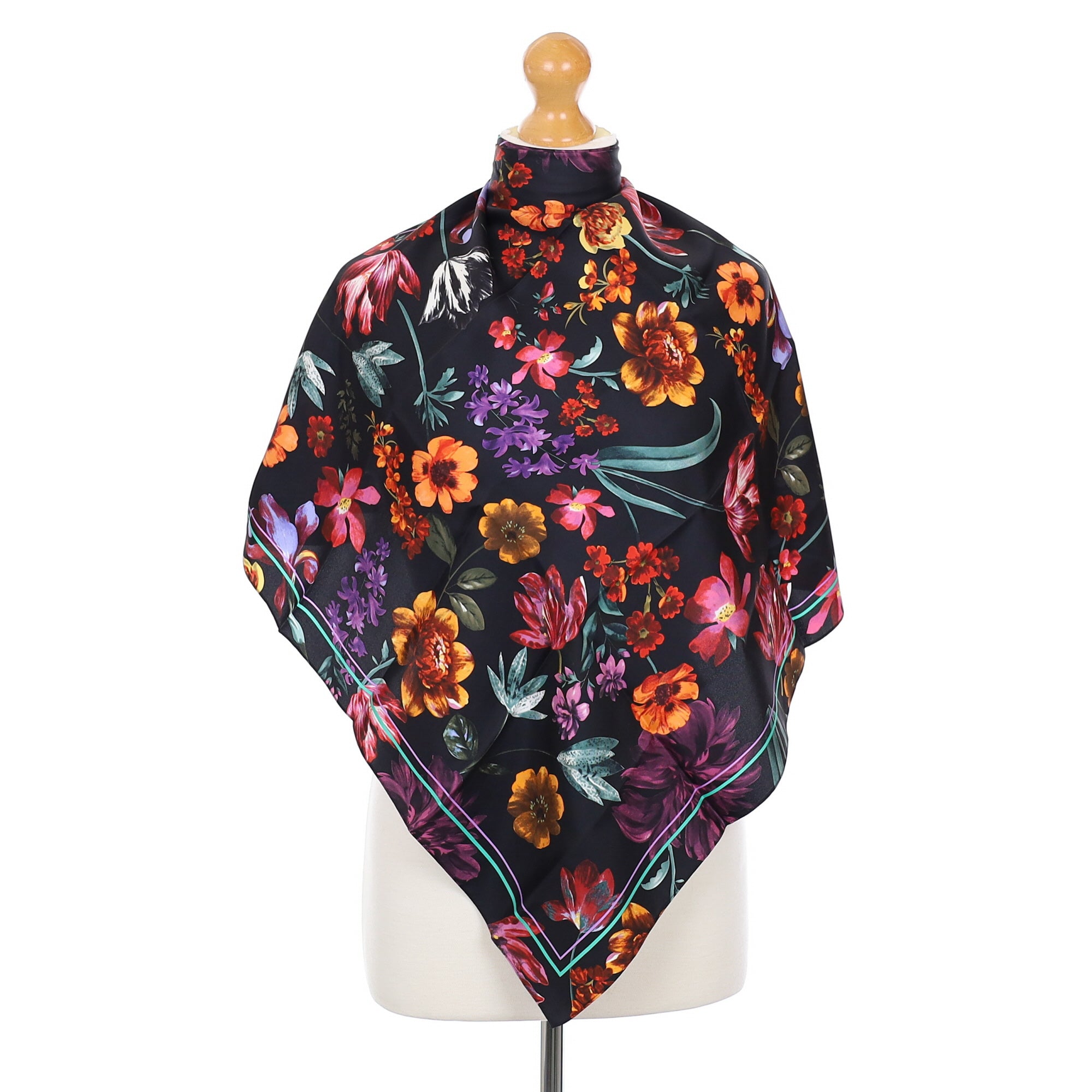 Brand New Boxed J Crew Floral Silk Scarf