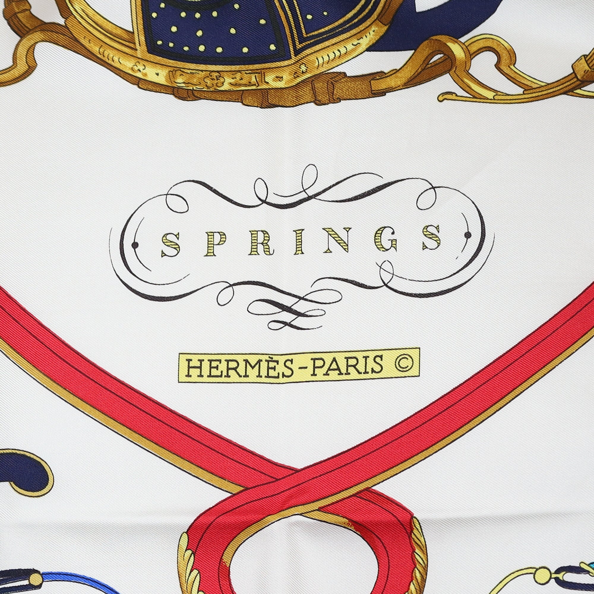 Hermès Springs Silk Scarf