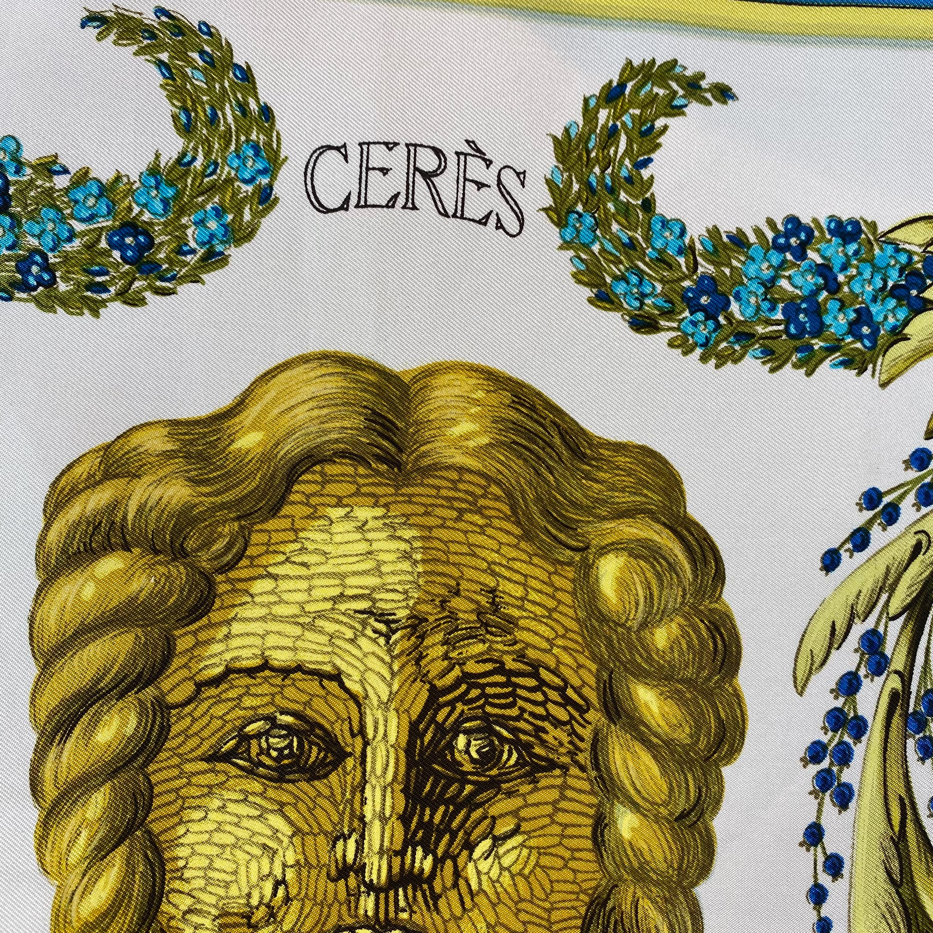 Boxed Hermes Cerès Silk Scarf