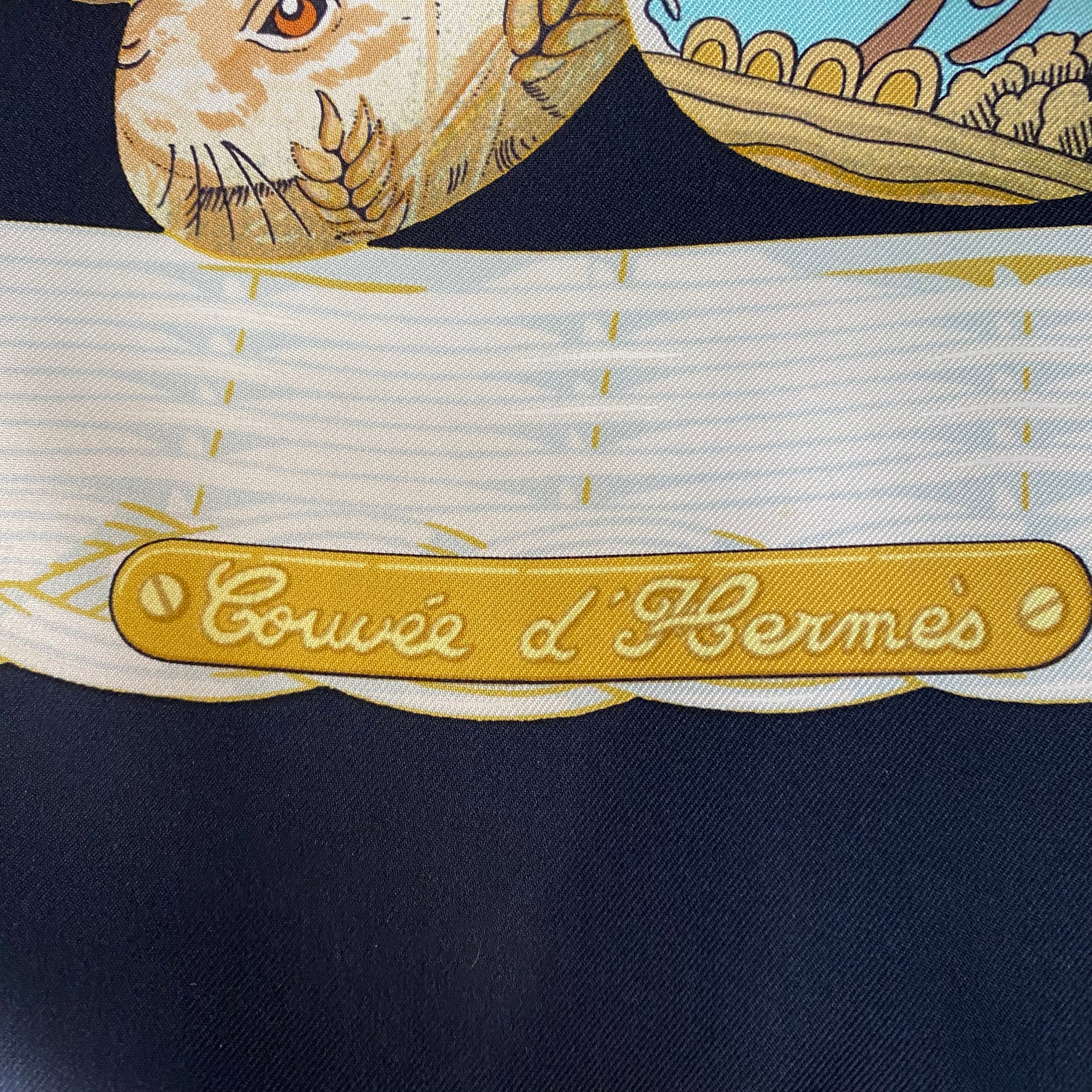 Hermès Couvée d’ Hermés Silk Scarf