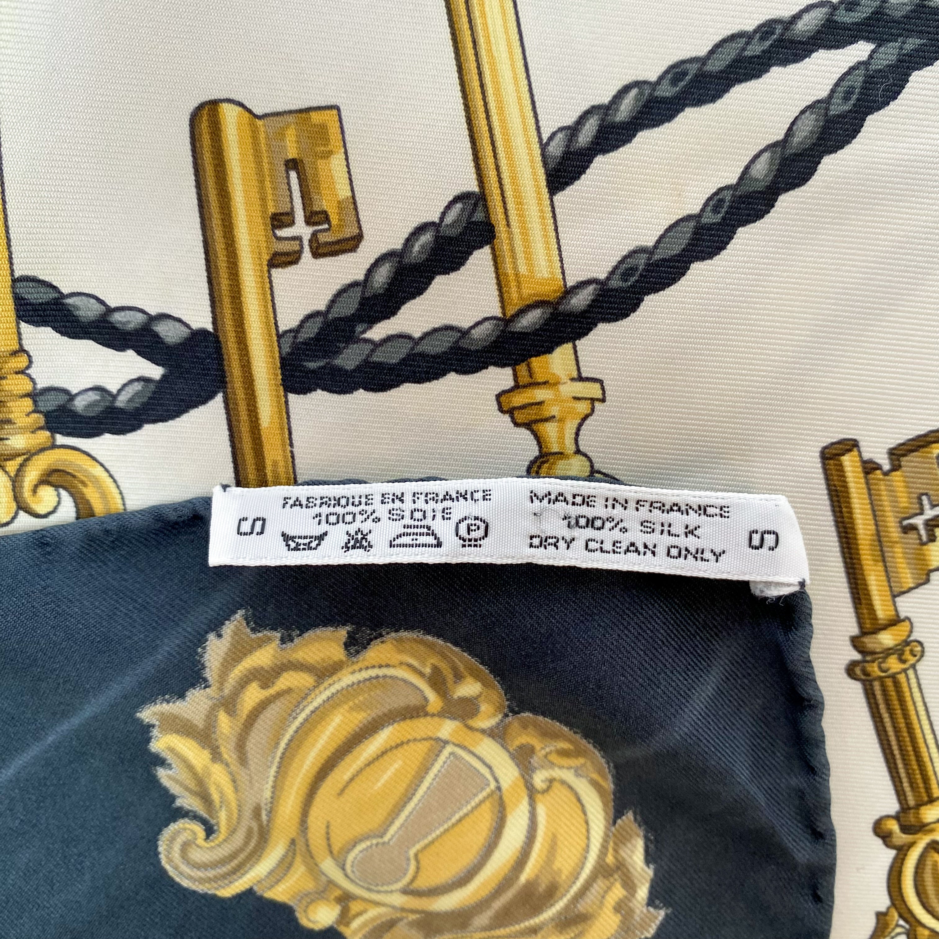 Hermès Les Clefs Silk Scarf