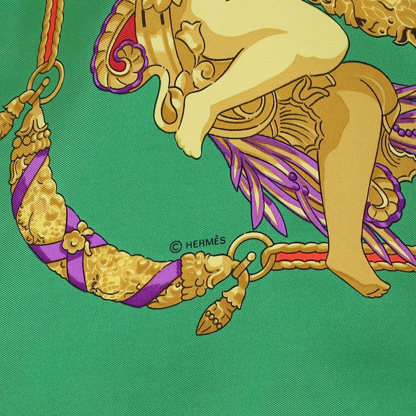 Hermès Hommage a Charles Garnier Silk Scarf