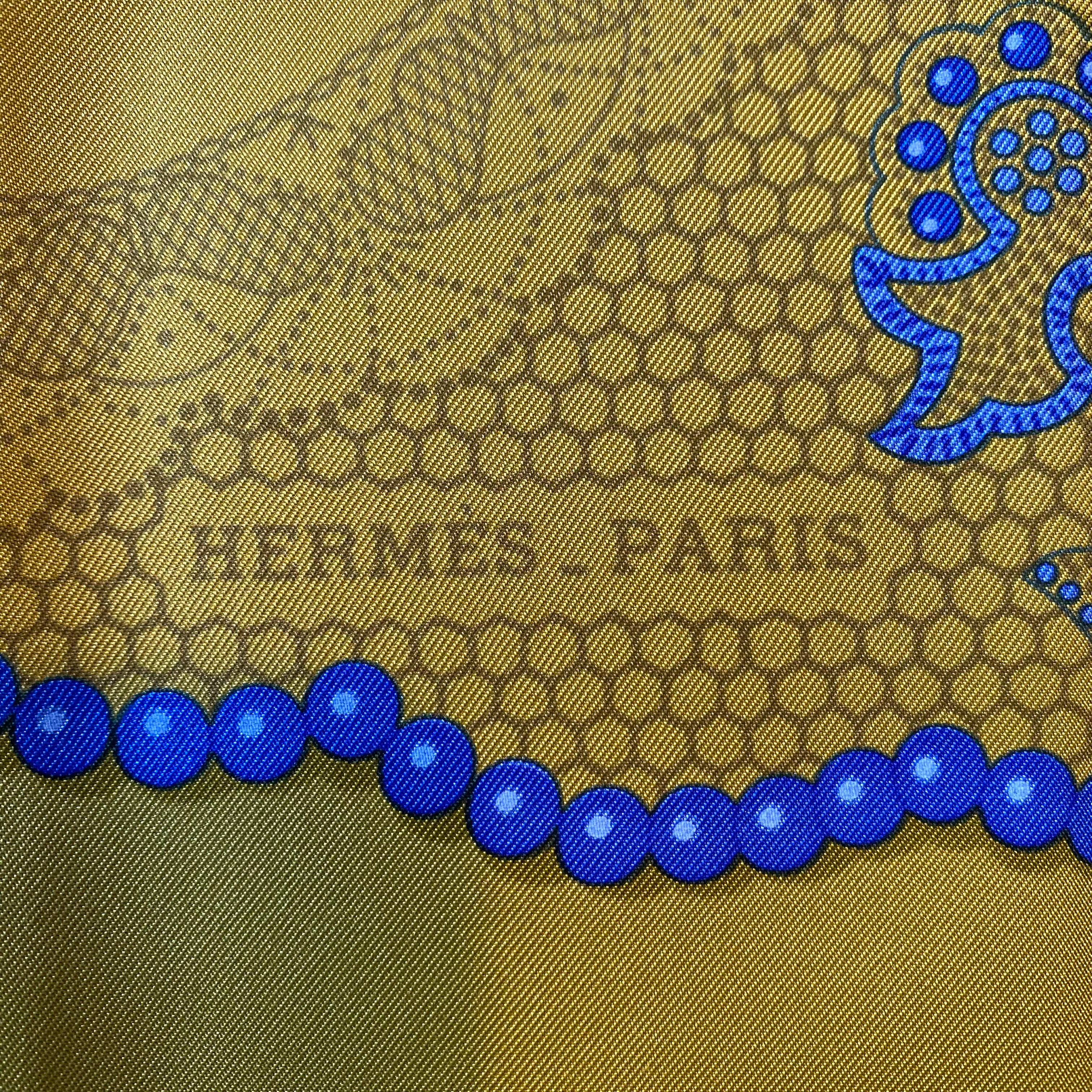 Pristine Hermès Doigts de Fée Silk Scarf