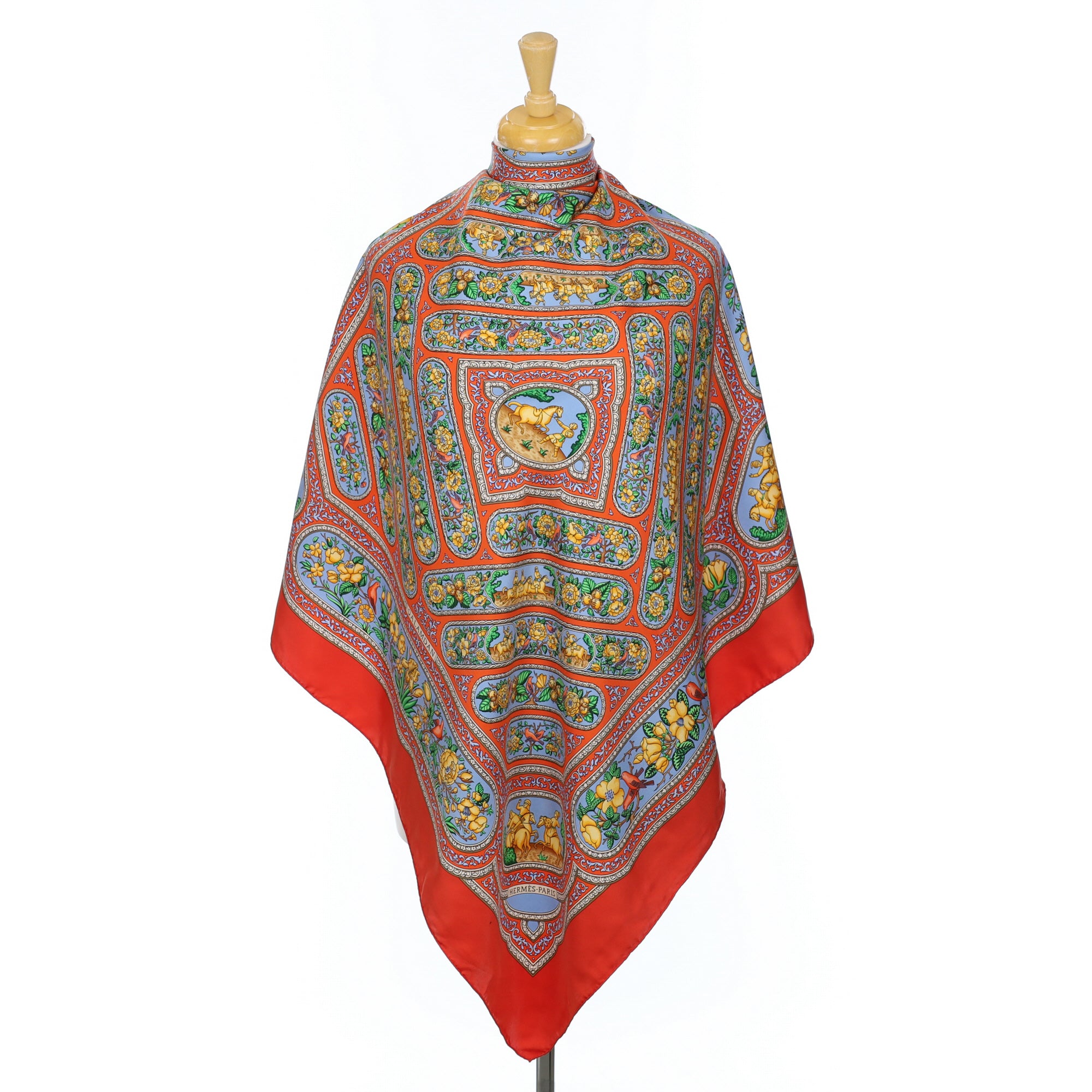 Hermès Qalamdan Silk Scarf