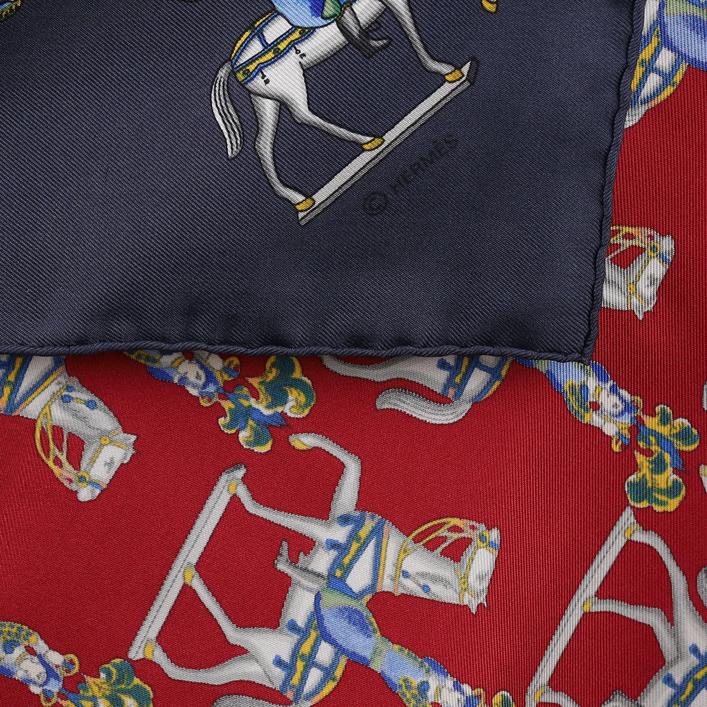 Hermès Les Artificiers Silk Scarf