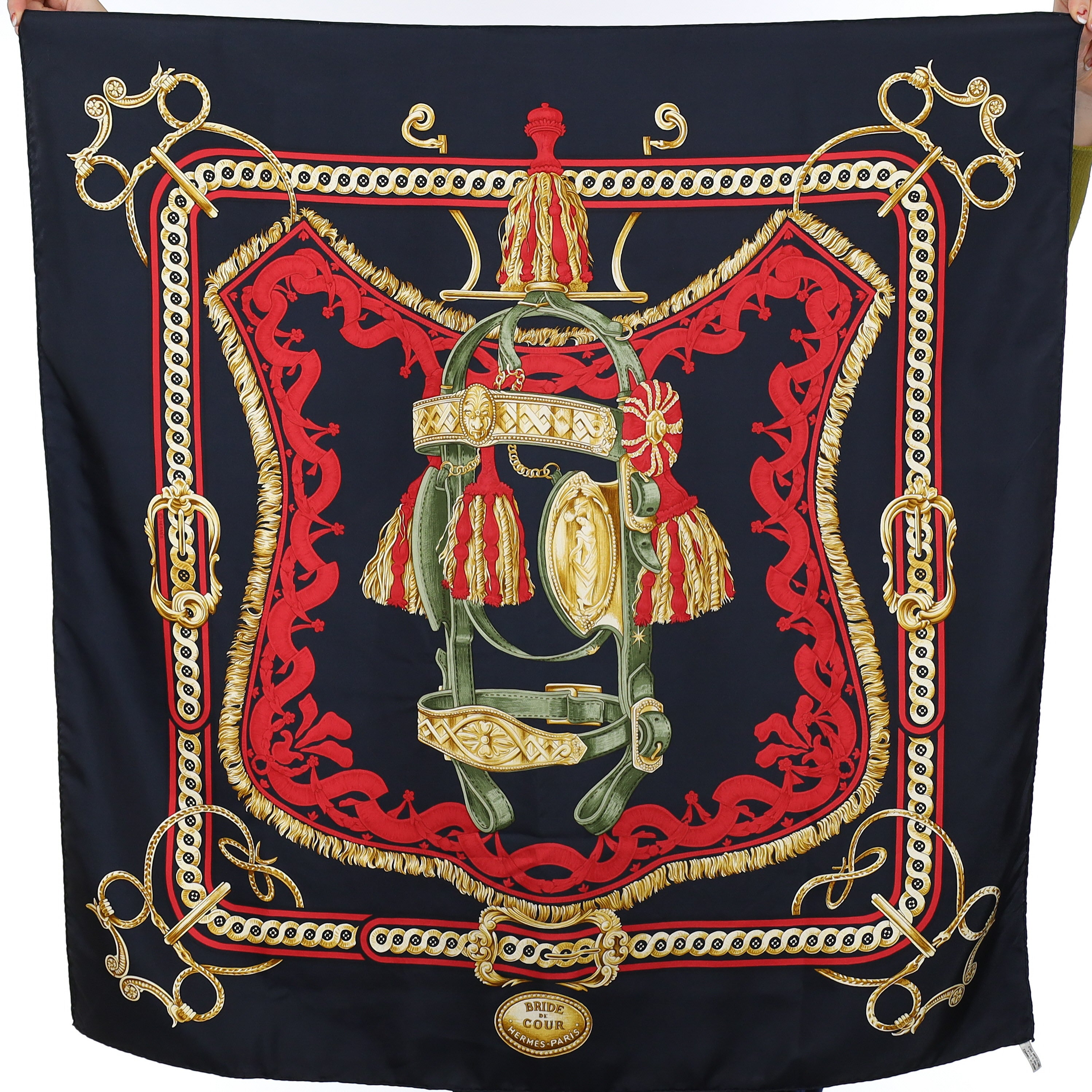 Hermès Bride De Cour Silk Scarf