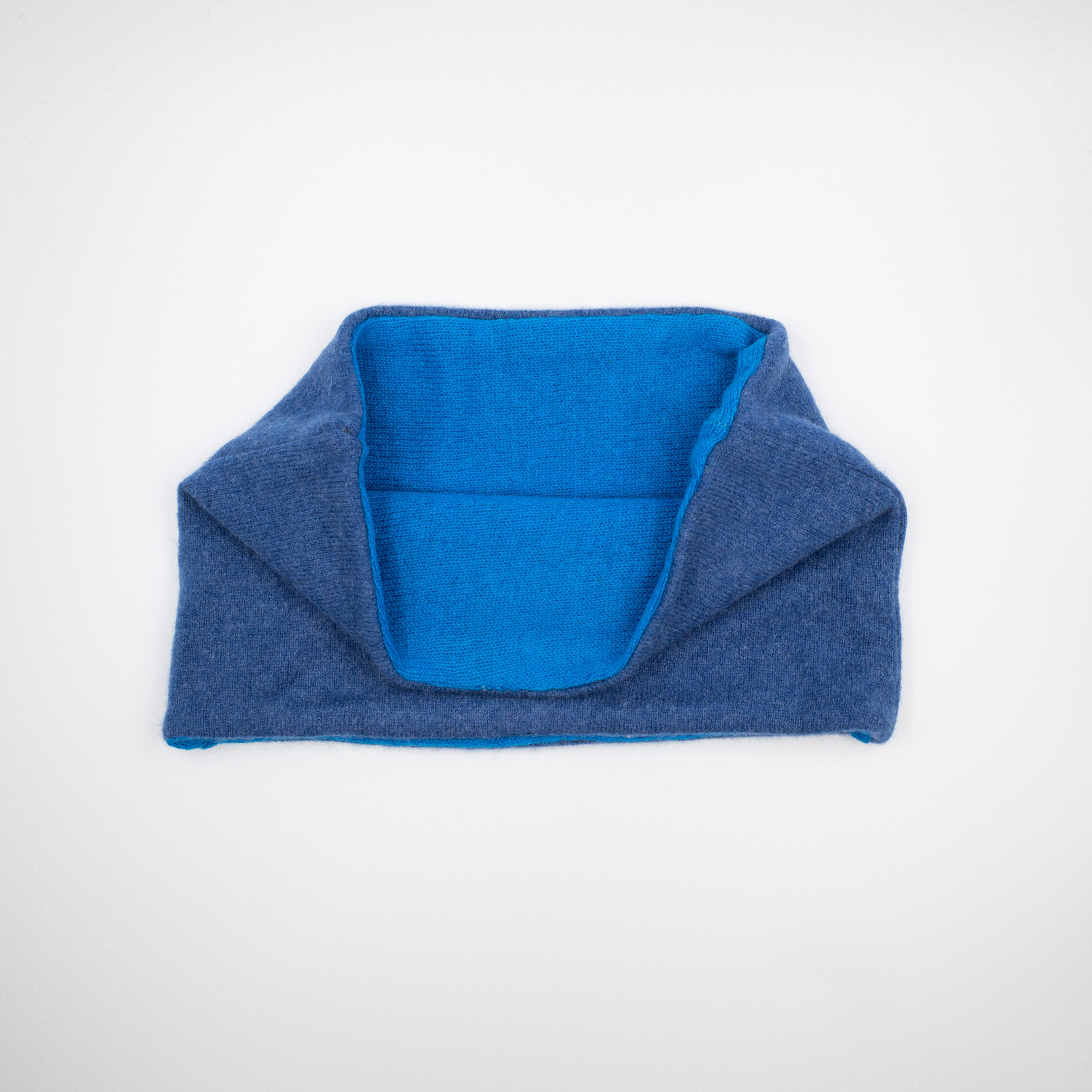 Deep Denim and Ocean Blue Neck Warmer