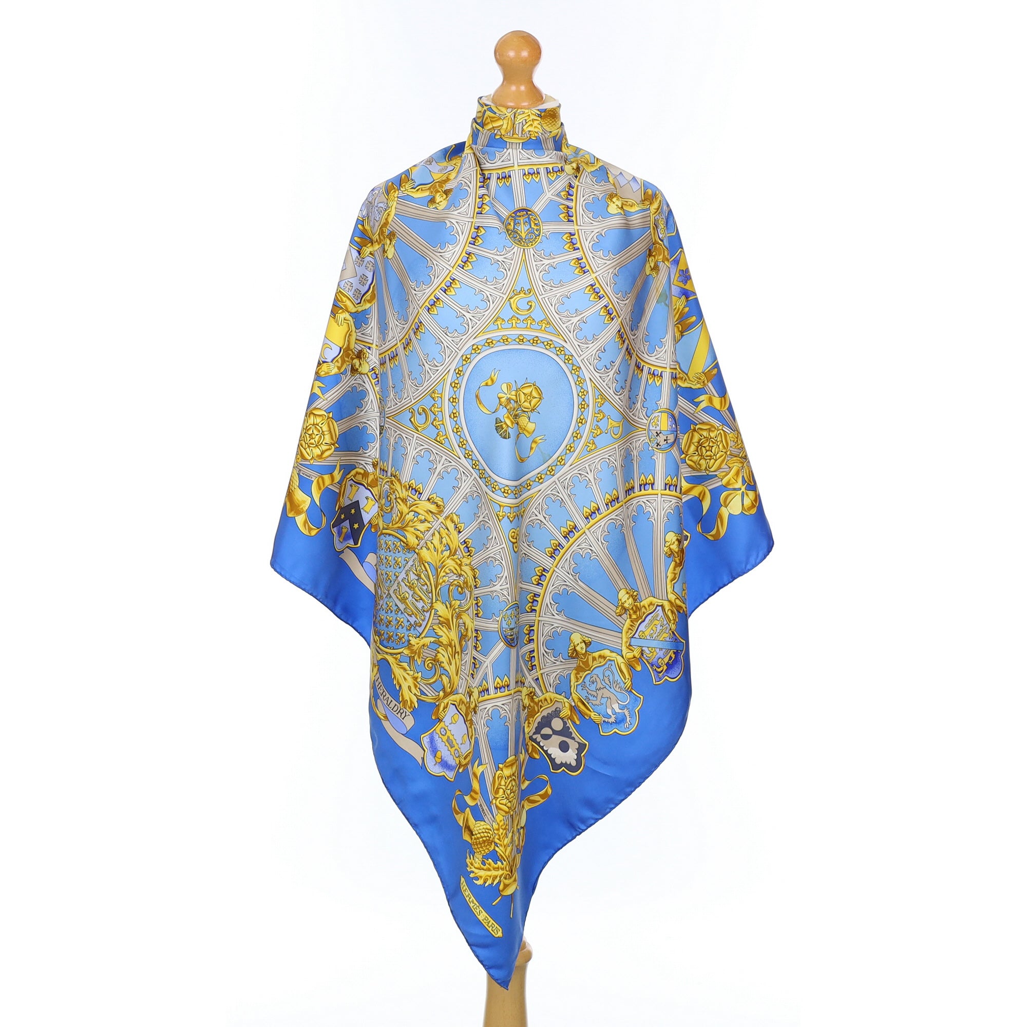 Hermès British Heraldry Silk Scarf