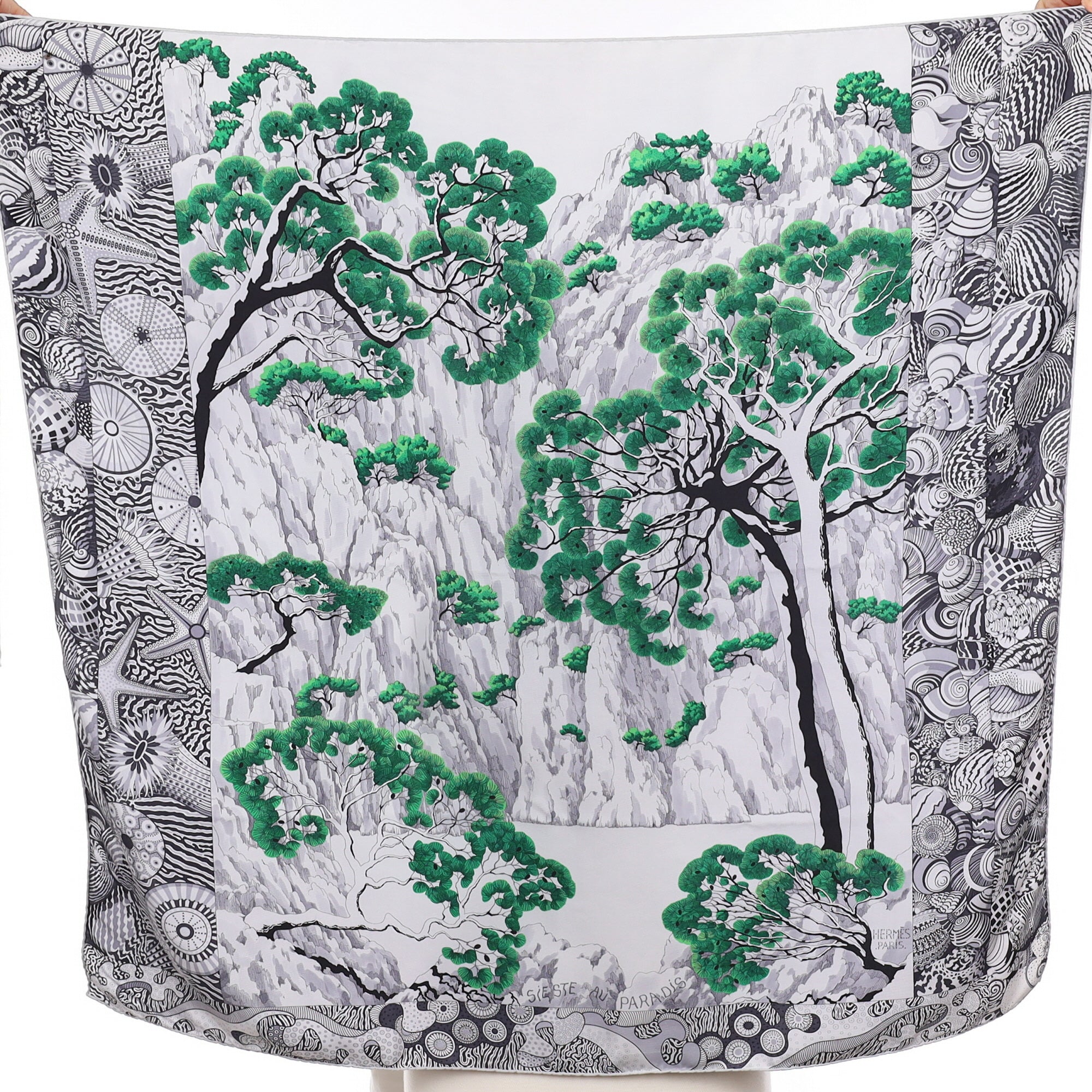 Hermès Sieste au Paradis Silk Scarf Rare