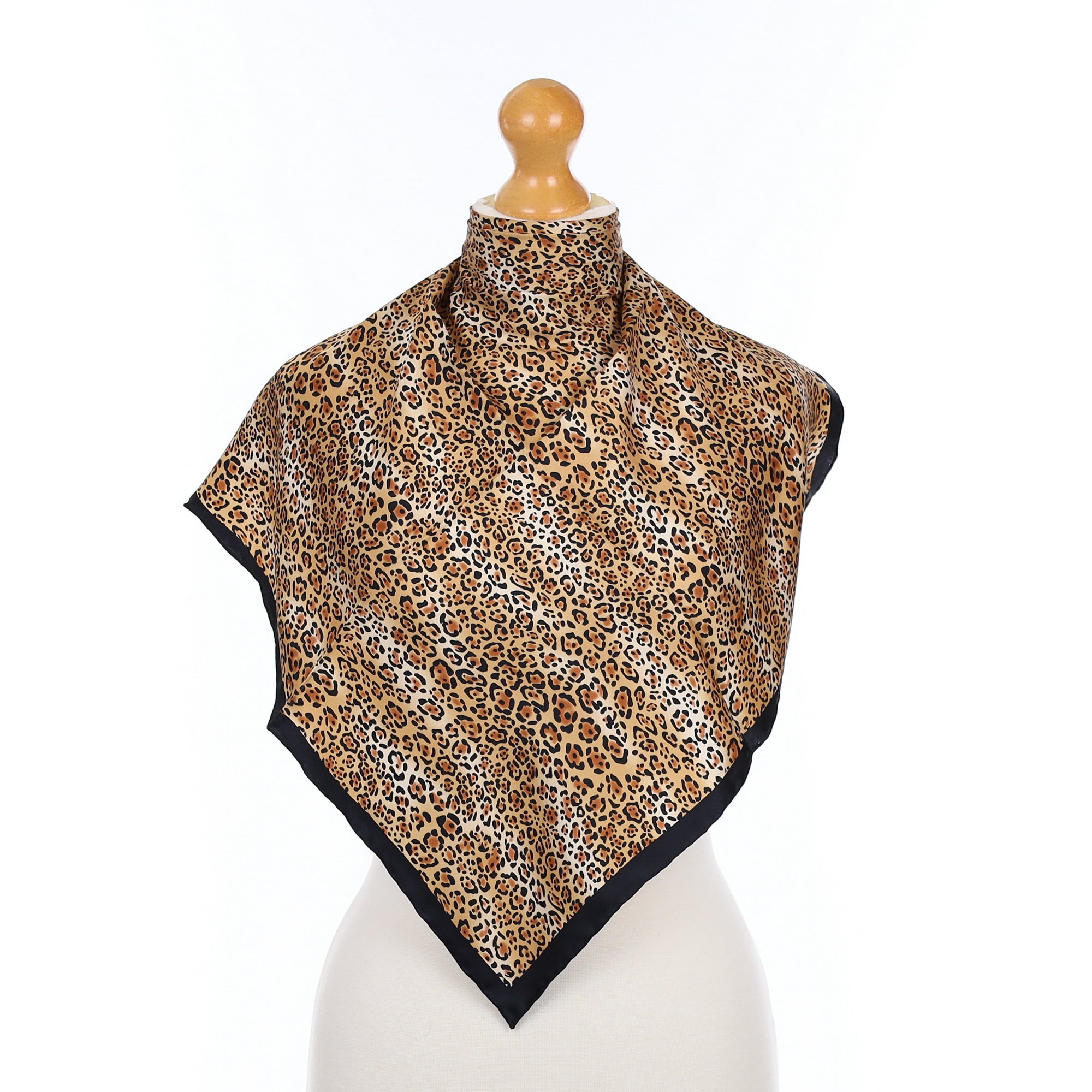 Brand New Leopard Print Silk Scarf