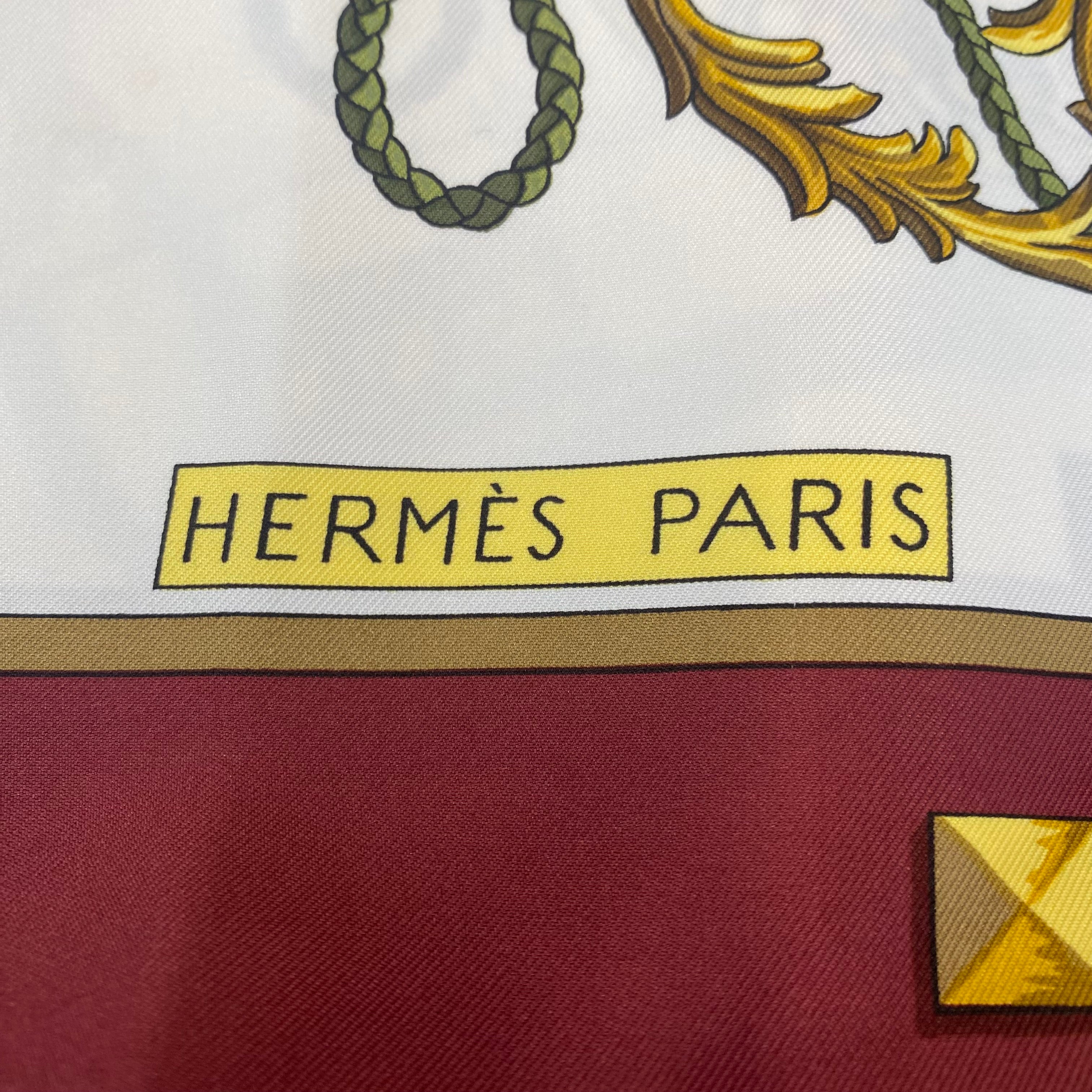 Hermès Les Clefs Silk Scarf