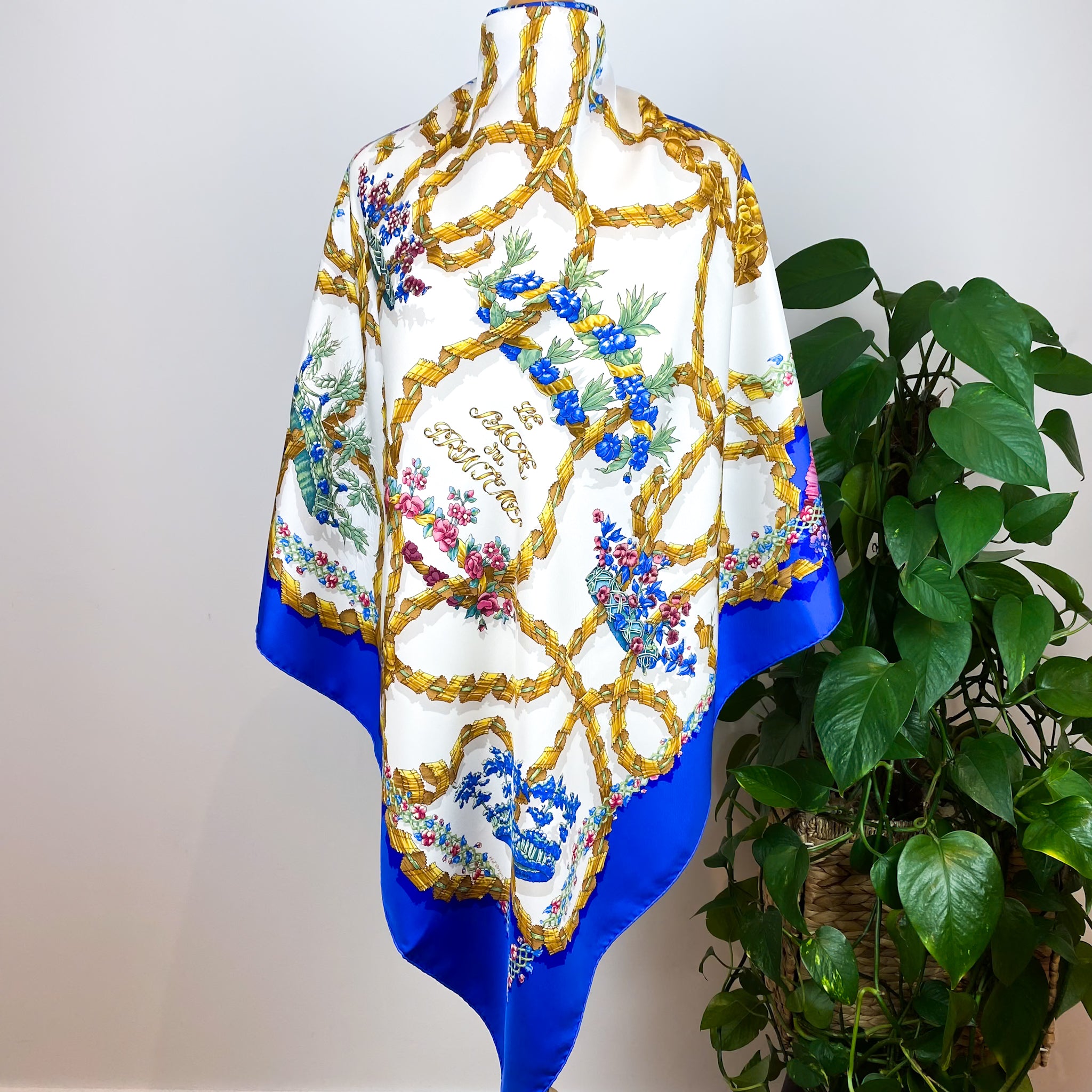 Boxed Hermes Le Sacre du Printemps Vintage Silk Scarf